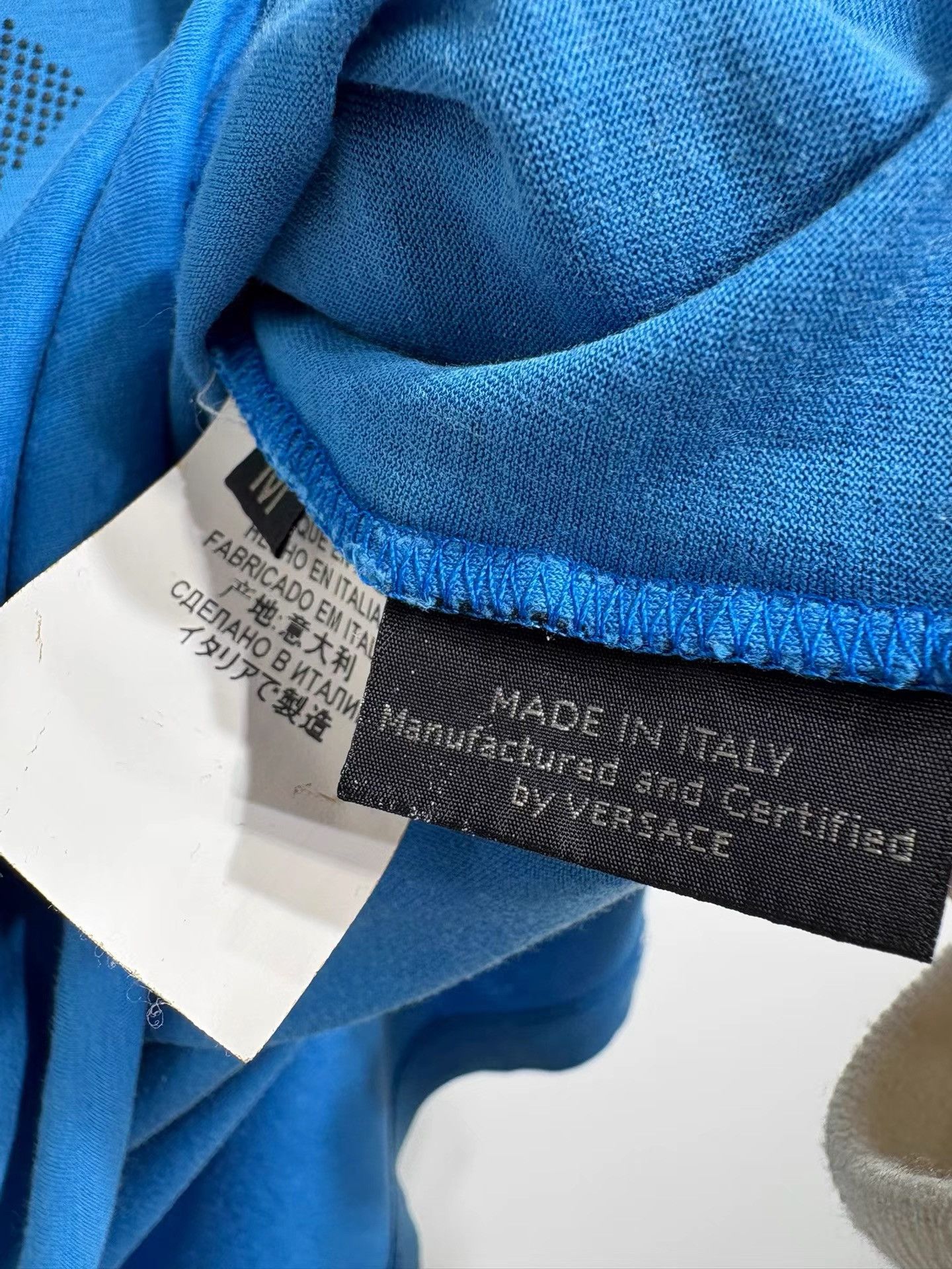Versace Versace Medusa Head Blue Short Sleeve T-shirt K29 Size US M / EU 48-50 / 2 - 5 Thumbnail