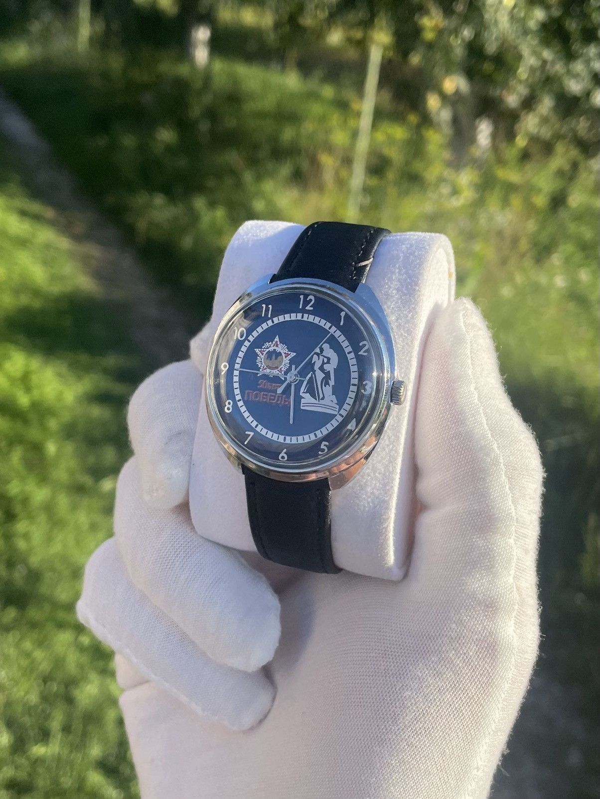 Vintage Watch Raketa Mechanical Retro Wristwatch 1990s
