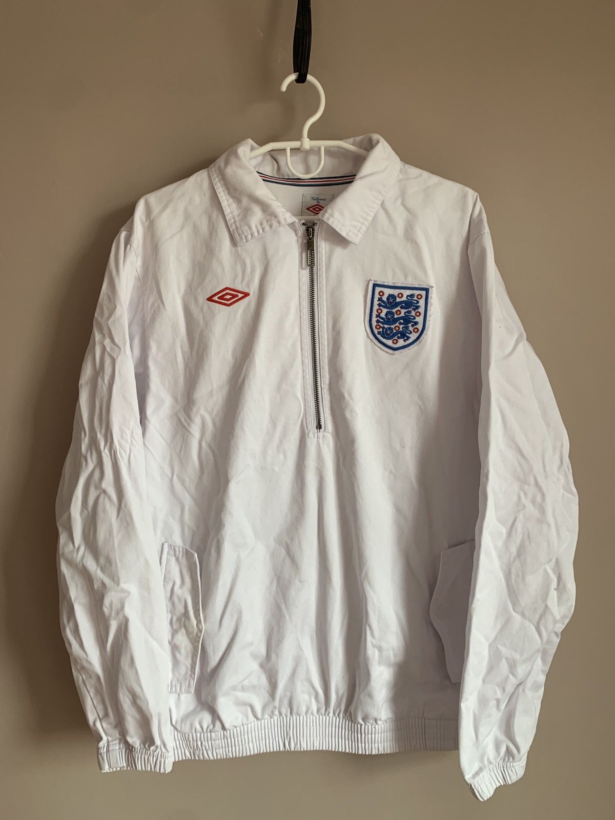 Umbro England Vintage Football Sweatshirt Umbro Soccer Retro Sz L Size US L / EU 52-54 / 3 - 1 Thumbnail
