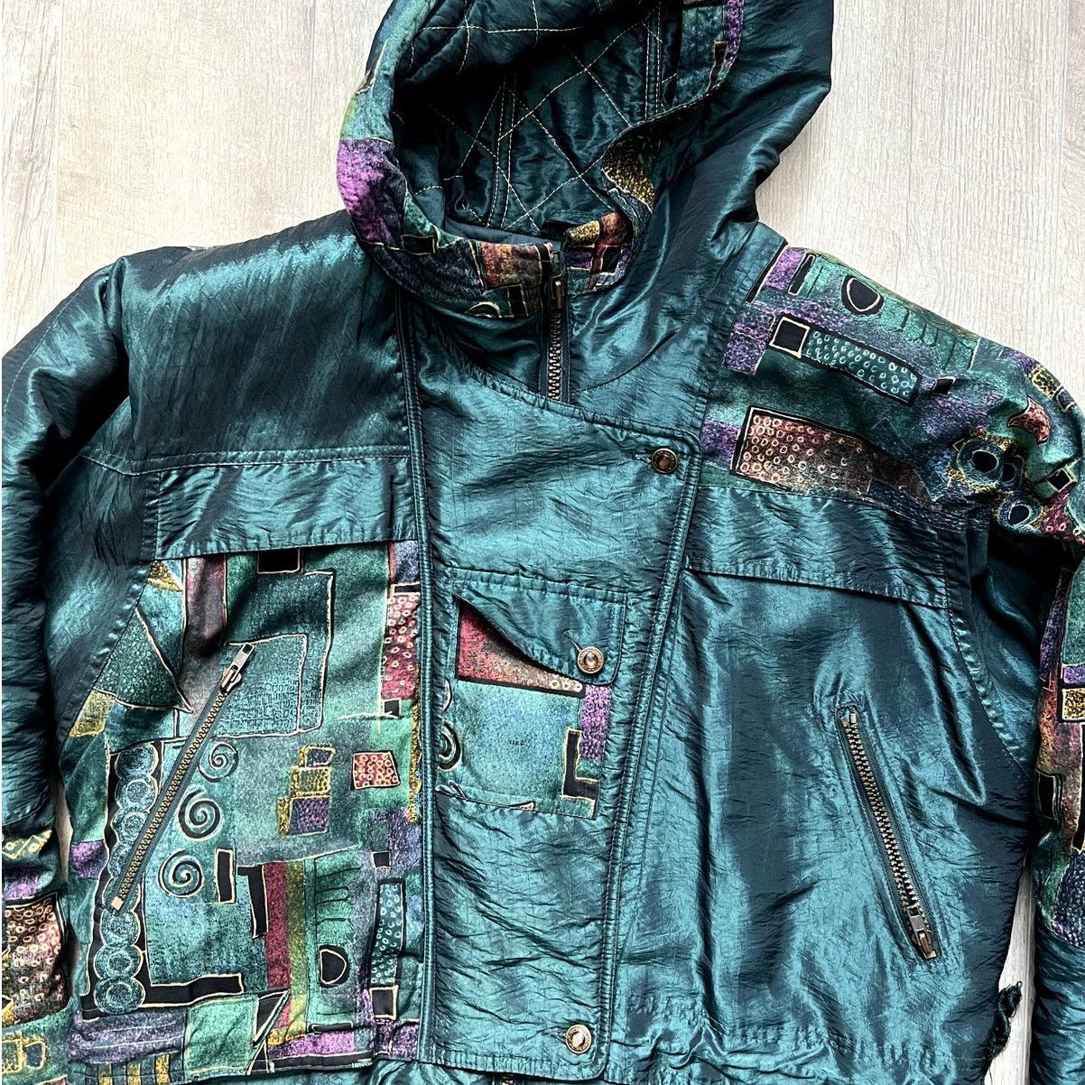 Mulberry Street Vintage Patterned Fall/Winter Coat Size M / US 6-8 / IT 42-44 - 6 Thumbnail
