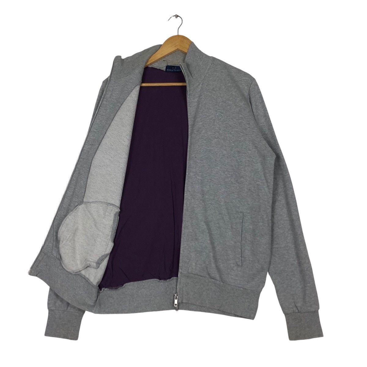 FRED × Fred Perry × Vintage Fred Perry Great Britain Rare Big Logo Sweater Jacket Medium Size US M / EU 48-50 / 2 - 9 Thumbnail