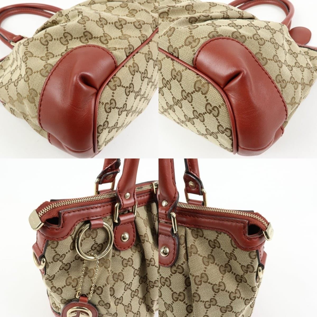 Gucci Gucci Interlocking G GG Supreme Satchel Tan Size ONE SIZE - 5 Thumbnail