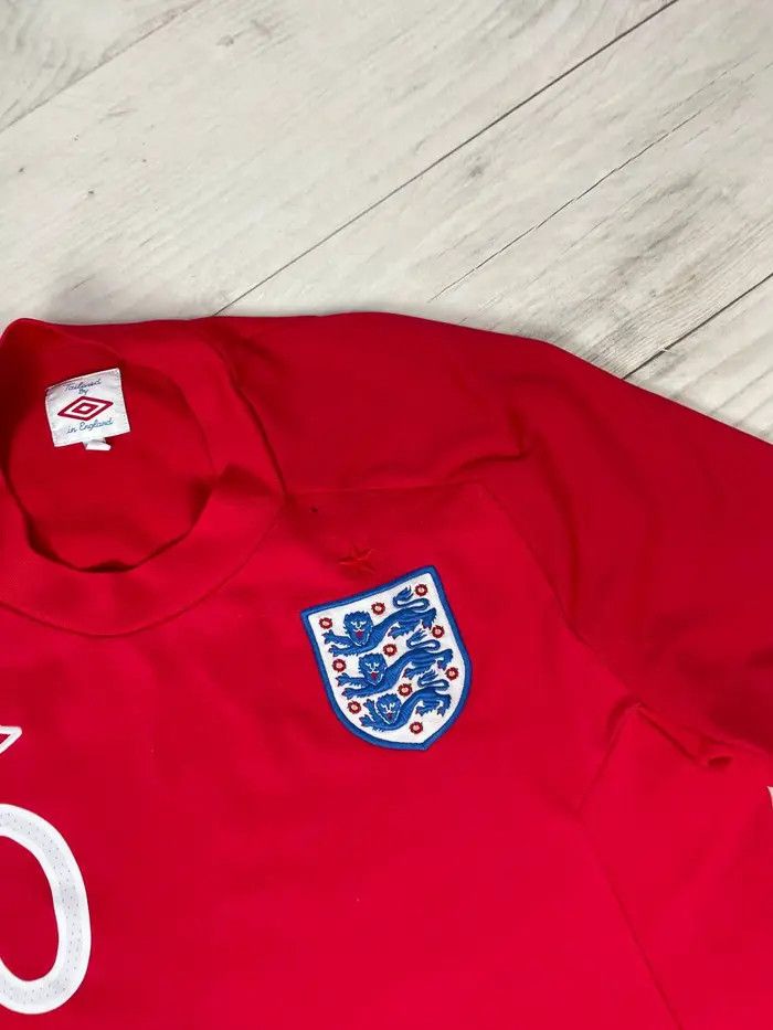 Umbro Umbro England 2010 2012 Wayne Rooney #10 Away Shirt Jersey Size US M / EU 48-50 / 2 - 9 Thumbnail
