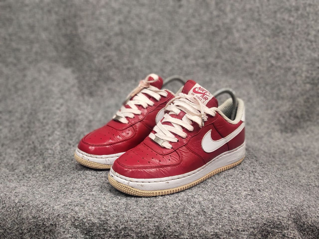 Nike Vintage Nike Air Force Slam Jam Varsity red Supreme sneakers Size US 7 / EU 40 - 10 Thumbnail