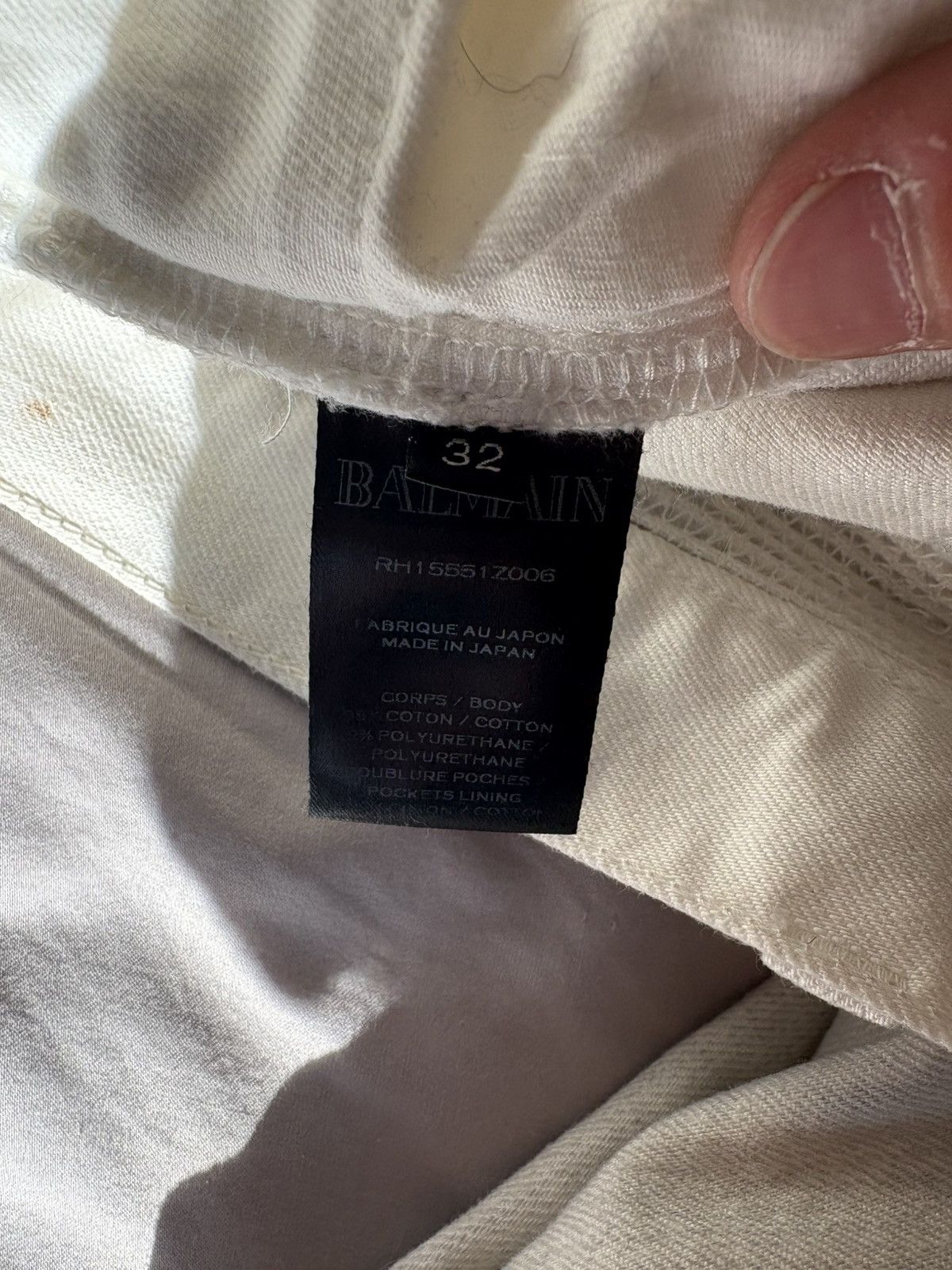 Balmain Distressed Balmain Biker Denim Size US 36 / EU 52 - 4 Thumbnail