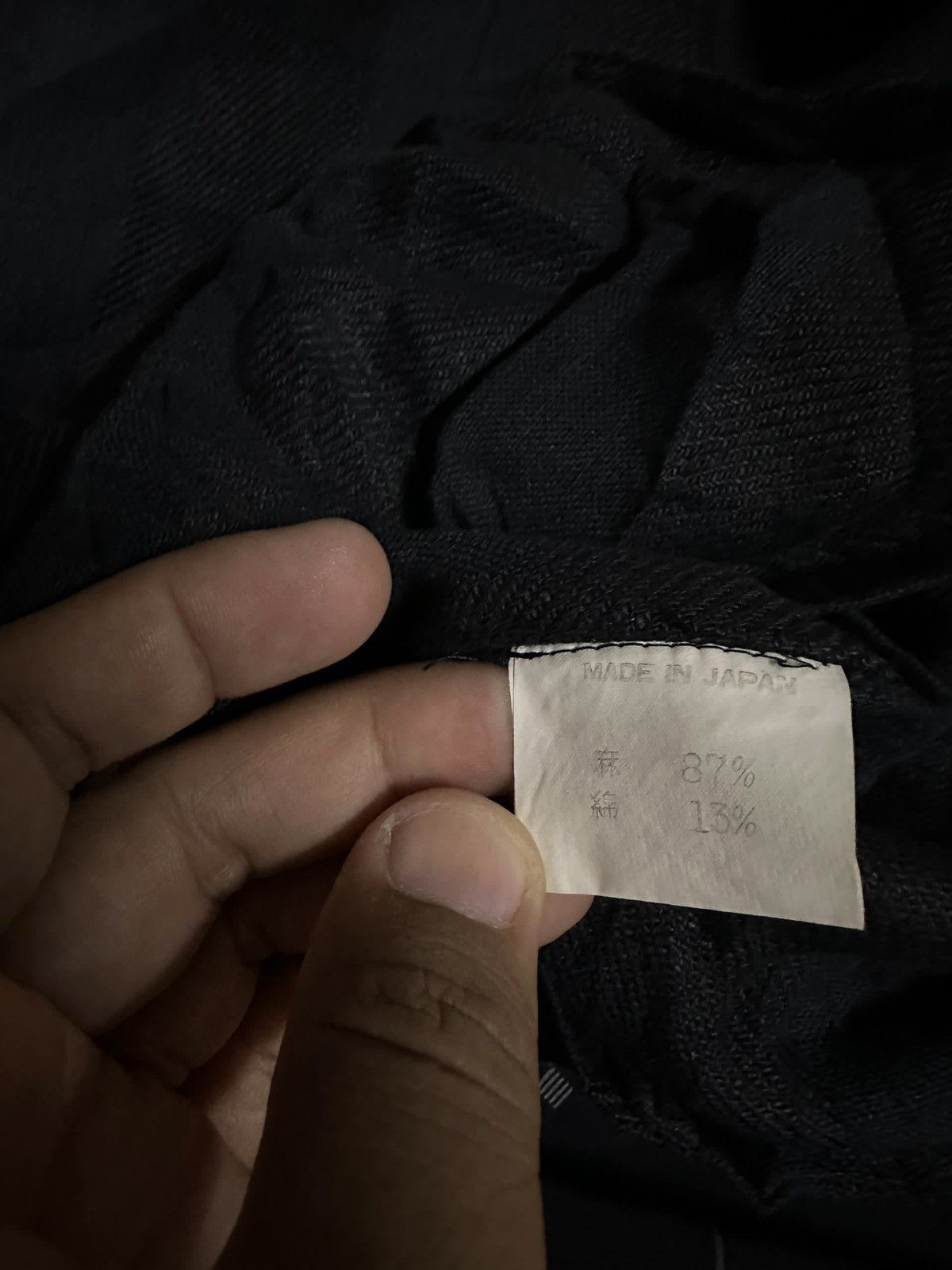 Y's for Men Vtg💥80’s Y’s Yohji Yamamoto Border Indigo Wool Blend Jacket Size US M / EU 48-50 / 2 - 10 Thumbnail