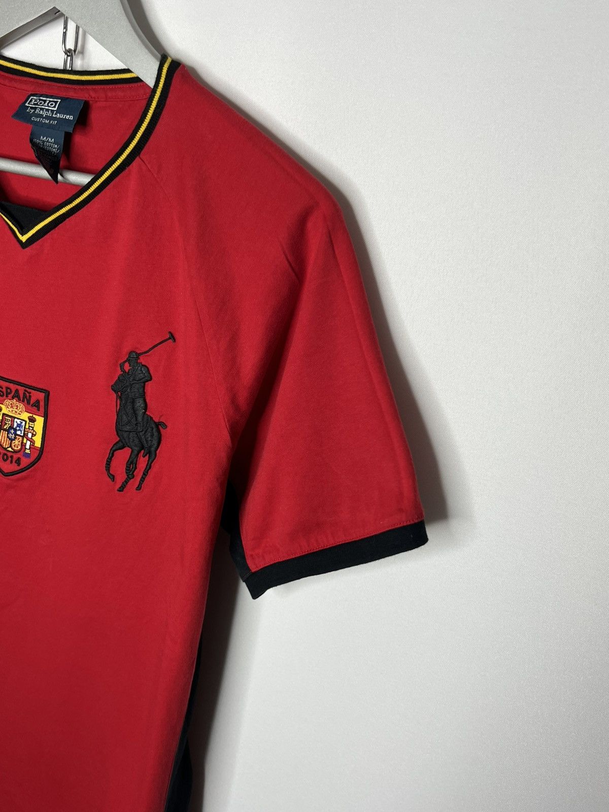 Polo Ralph Lauren Vintage Polo Ralph Lauren 10 Spain Big Logo Short Sleeve Size US M / EU 48-50 / 2 - 10 Thumbnail