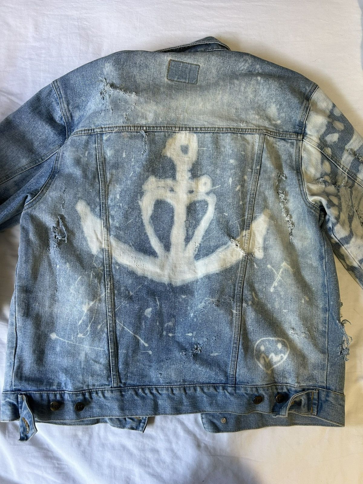 Lee Lee distressed Japanese denim jacket. Size US M / EU 48-50 / 2 - 1 Thumbnail