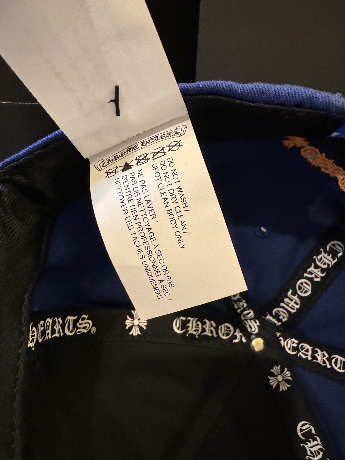 Chrome Hearts Chrome hearts hat ch baseball 5 panel blue gold Size ONE SIZE - 9 Thumbnail