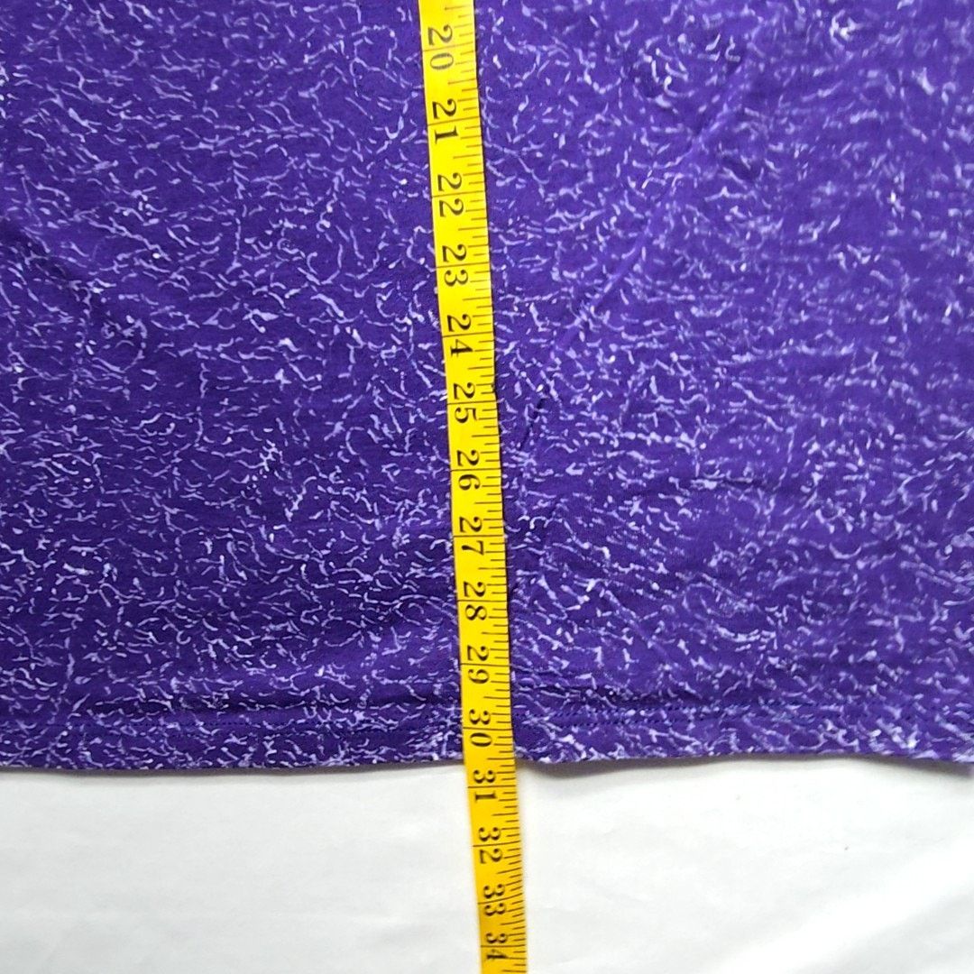 Jerzees Vintage Montana Tee Purple Southwestern Large AOP L Tee 90s Size US L / EU 52-54 / 3 - 10 Thumbnail