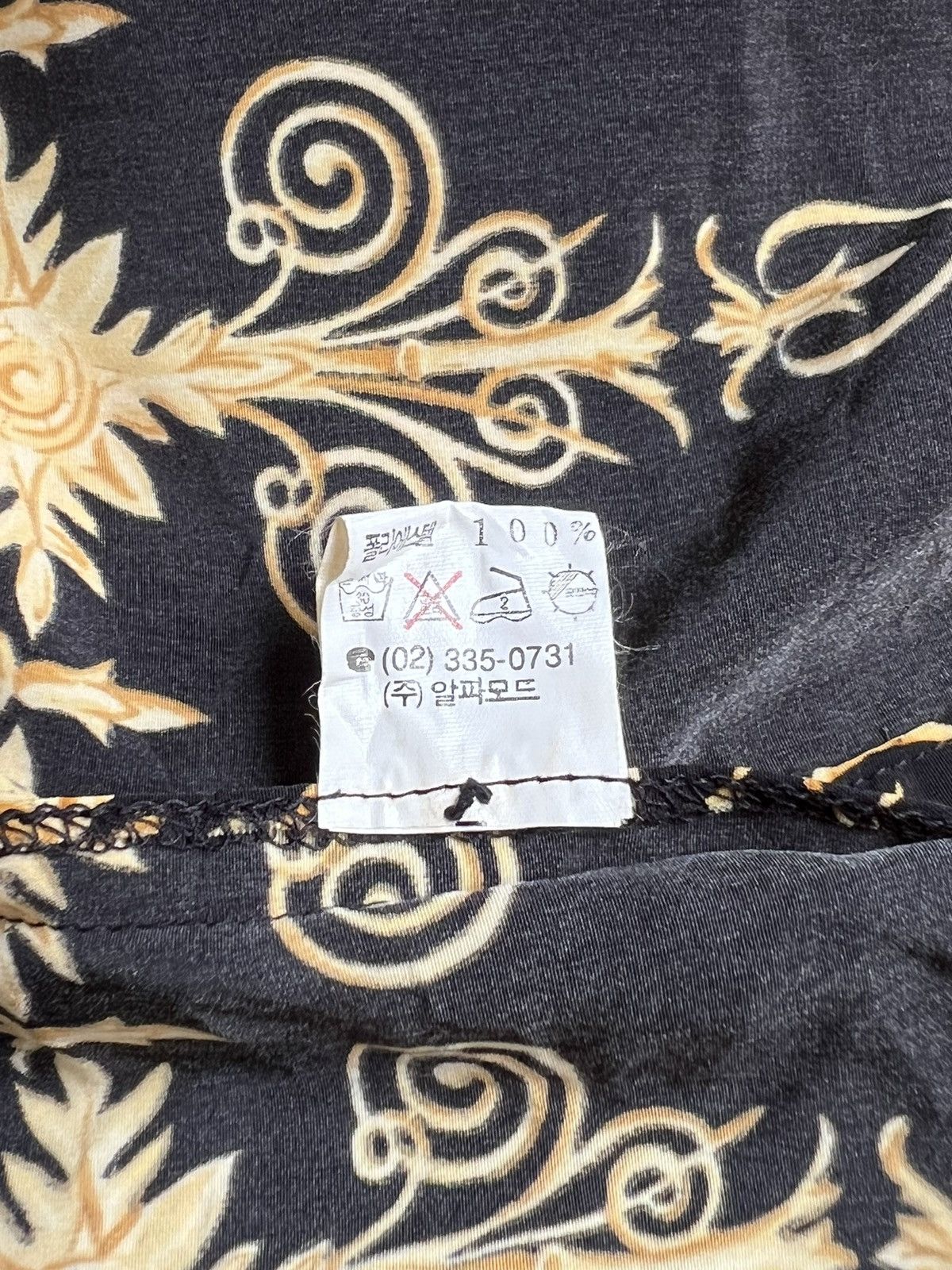 Versace VERSACE Chain Silk Shirt Size US M / EU 48-50 / 2 - 12 Thumbnail
