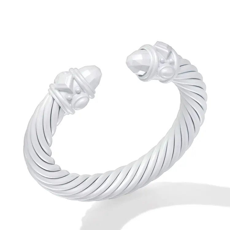 David Yurman o1w1db10526 B11995 Size:S/ Bracelet in White Aluminum Size ONE SIZE - 1 Thumbnail