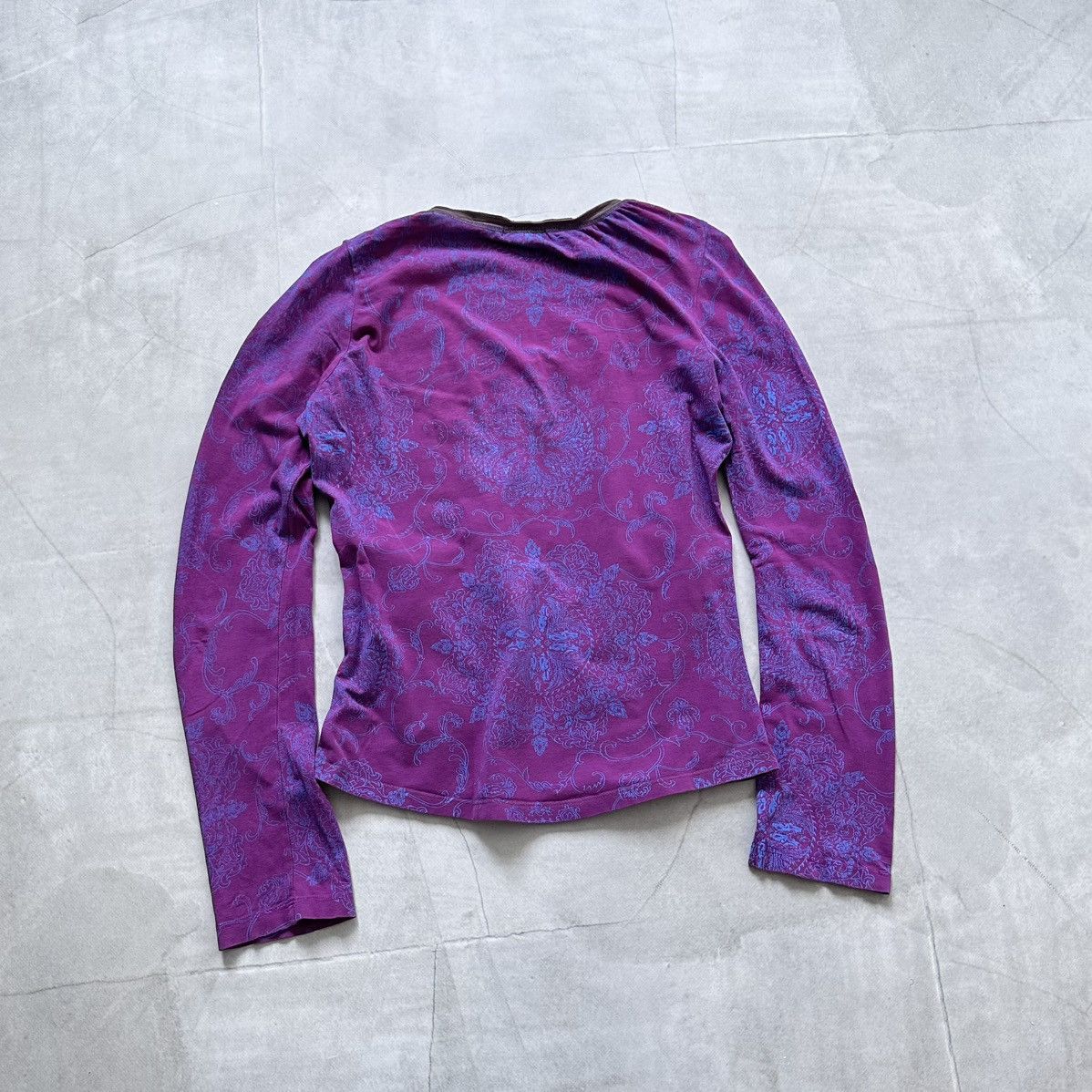 Hysteric Glamour × Undercover Y2K Floral Patchwork Top Long Sleeve Hysteric Glamour Style Size S / US 4 / IT 40 - 16 Thumbnail