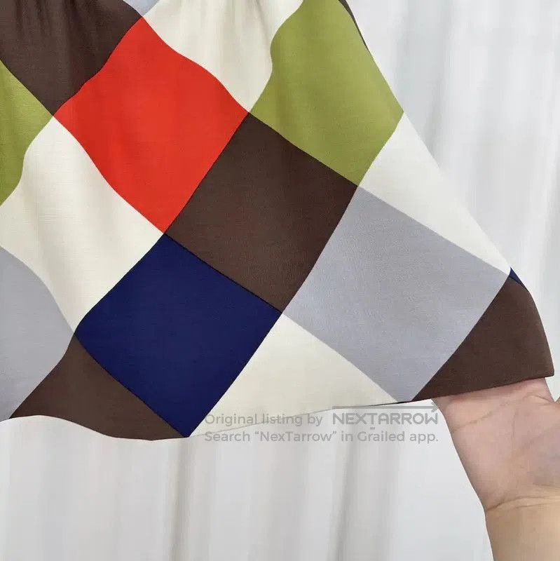 Valentino Valentino Color Block Wool Mid-Length Skirt . Size 23" - 4 Thumbnail