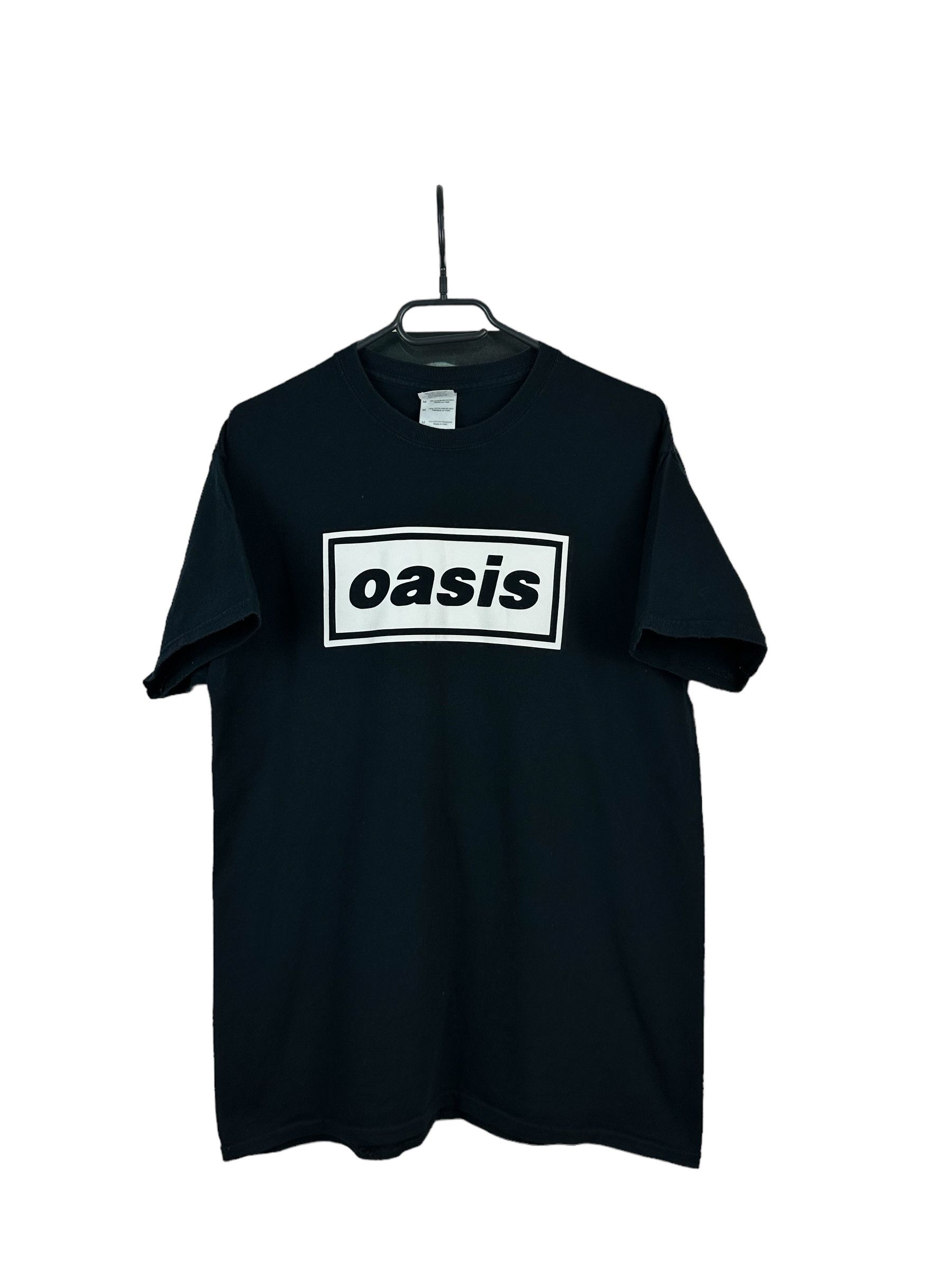 Band Tees × Vintage Vintage Oasis Band Tee Rare Tee Jersey Black Hype Size US M / EU 48-50 / 2 - 1 Thumbnail