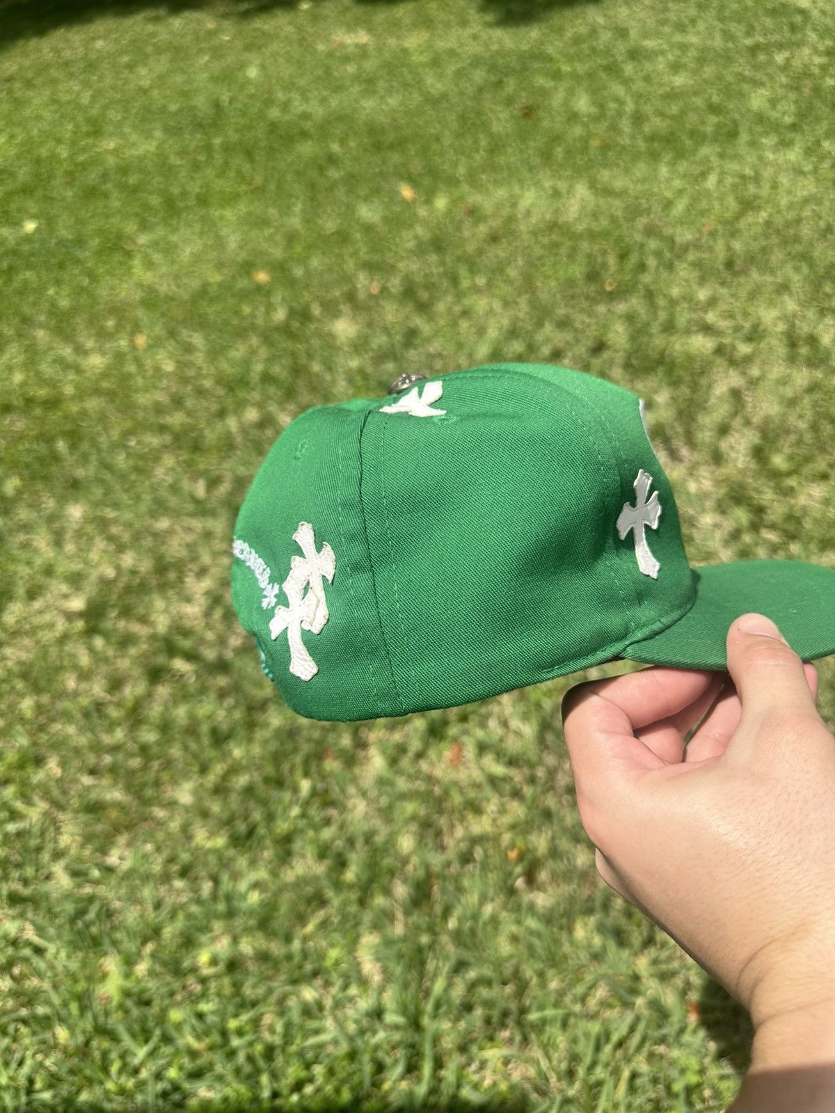 Chrome Hearts Chrome hearts CH hat green Size ONE SIZE - 5 Thumbnail