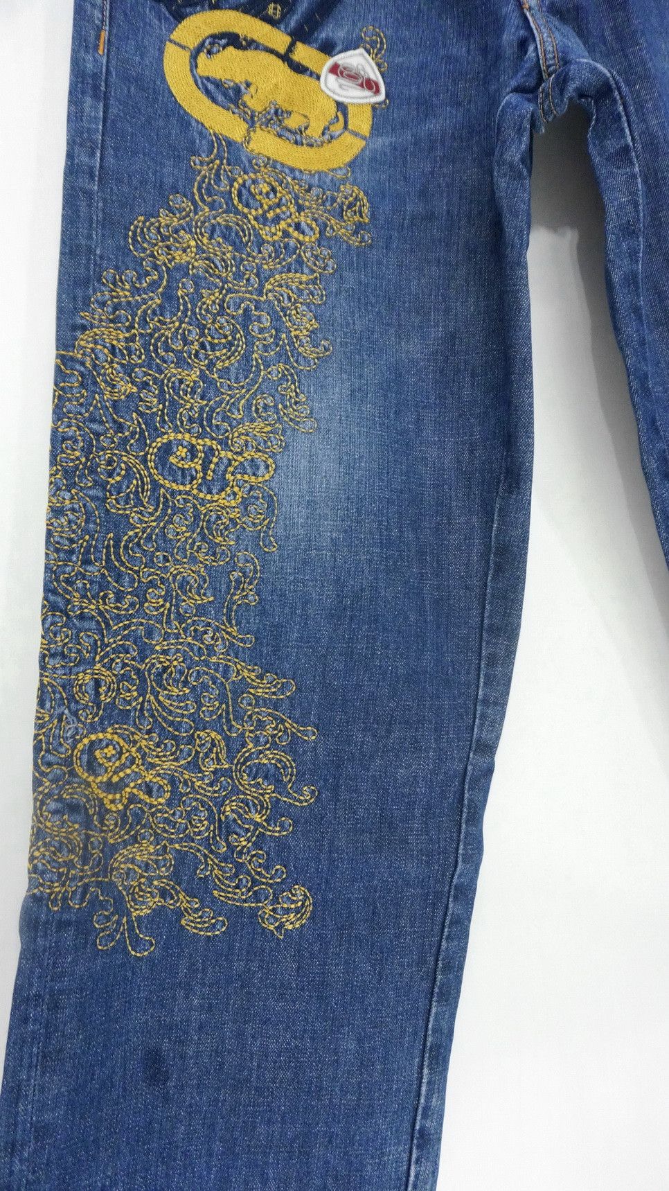 Ecko Unltd. ECKO Unlimited Classic Embroidered Vintage Baggy Jeans Size US 32 / EU 48 - 5 Thumbnail