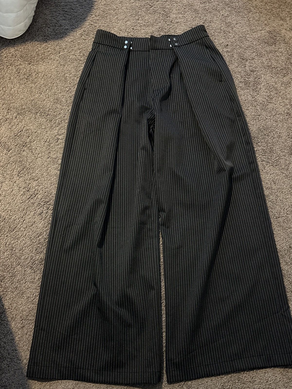 【美品】Basketcase Caldwel pinstripe slacks Basketcase - Caldwell Pinstripe Slacks | HBX