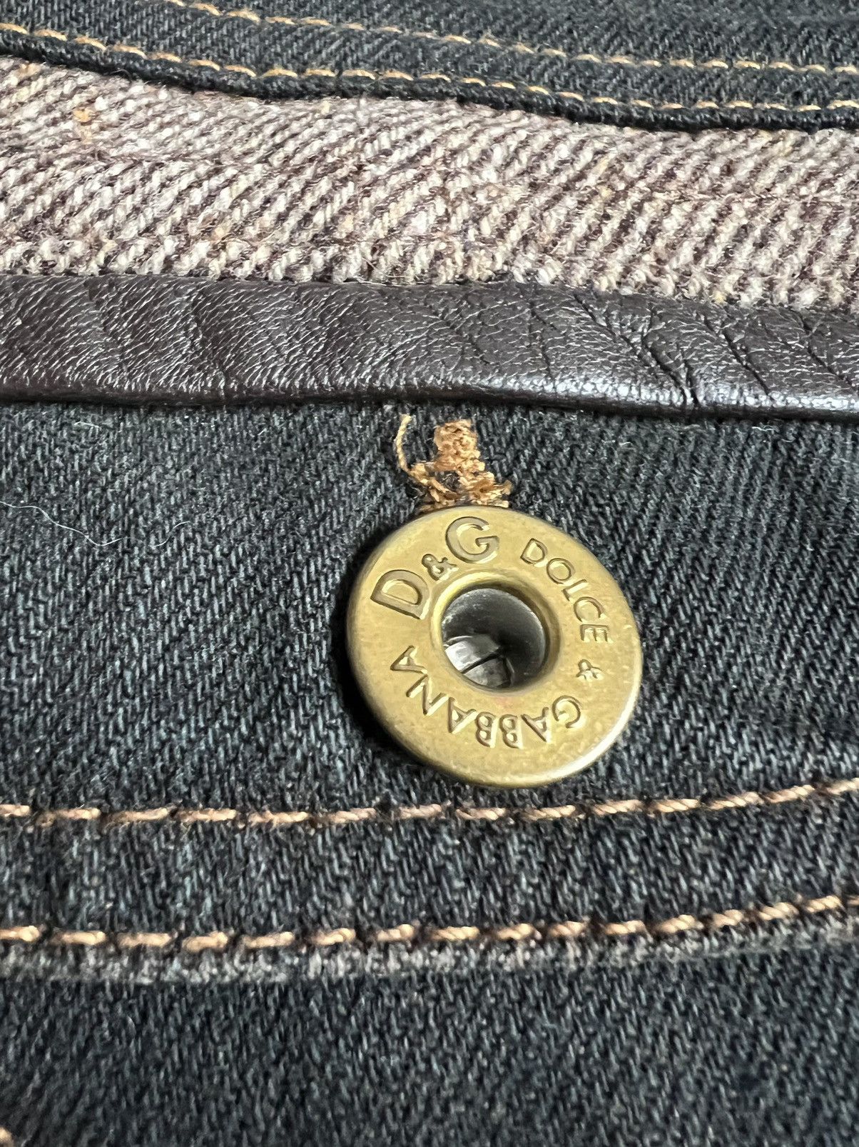 Dolce & Gabbana × Vintage Rare Vintage Dolce&Gabbana Wool Mini Skirt Size 27" / US 4 / IT 40 - 4 Thumbnail