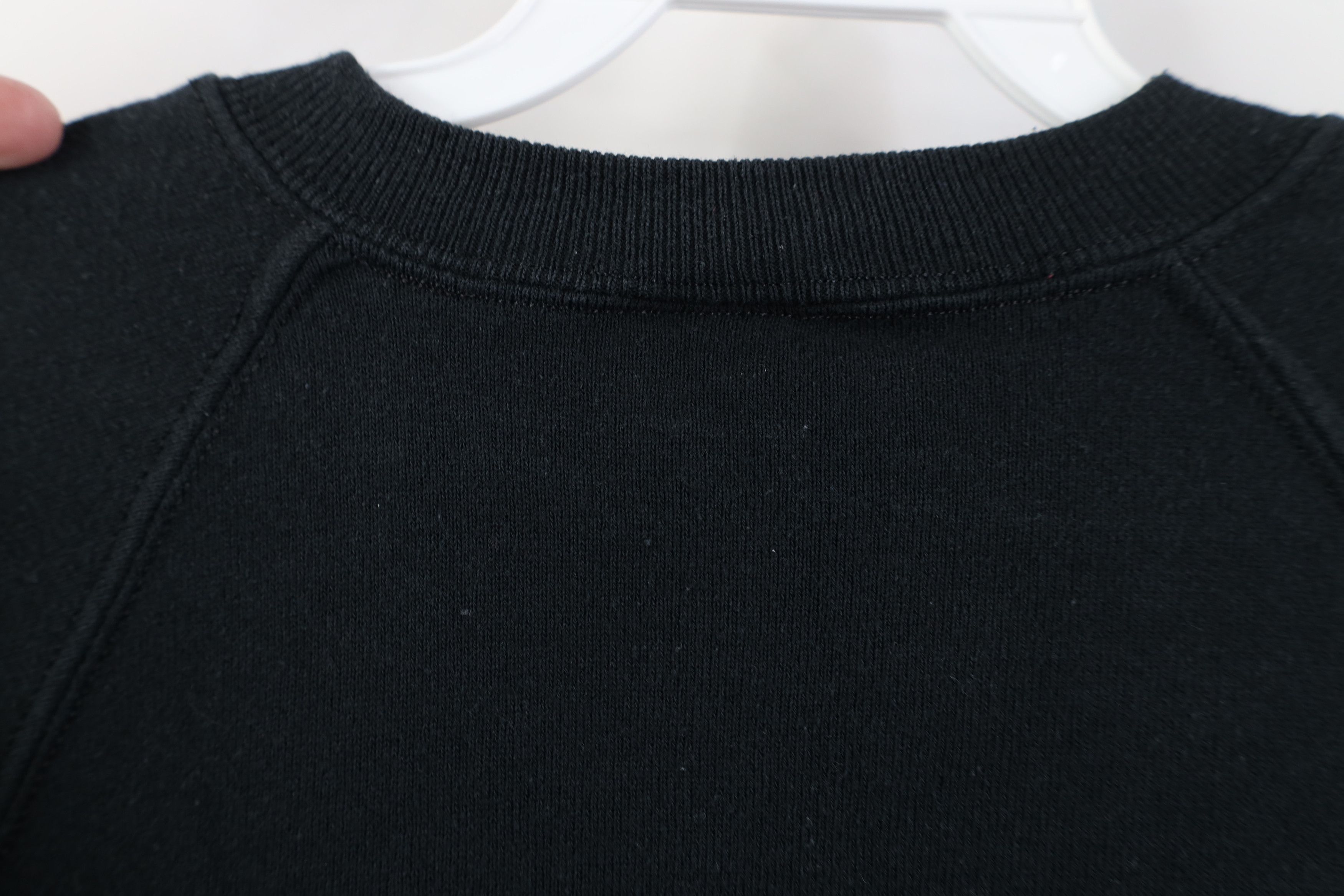Vintage Vintage 90s Streetwear Blank Crewneck Sweatshirt Black USA Size US XXL / EU 58 / 5 - 9 Thumbnail