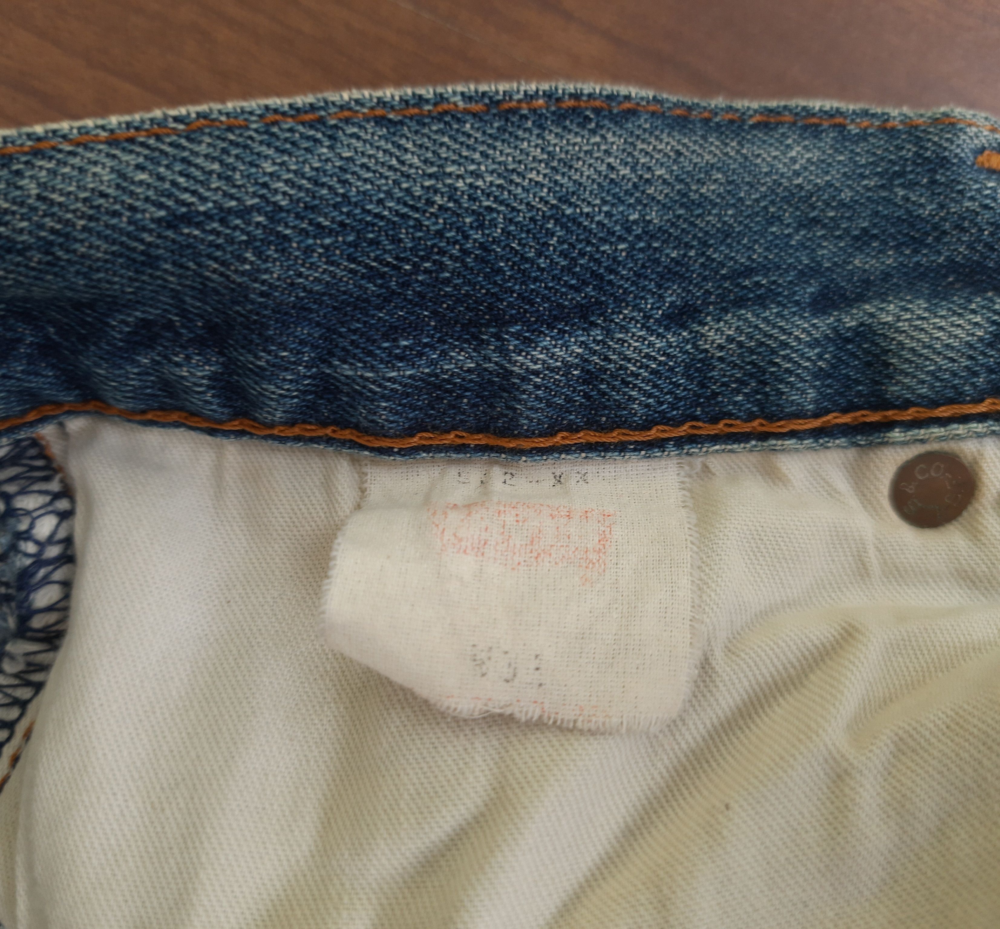 Japanese Brand Distressed Vintage Levis Big E Selvedge Denim Pants Size US 31 - 12 Thumbnail