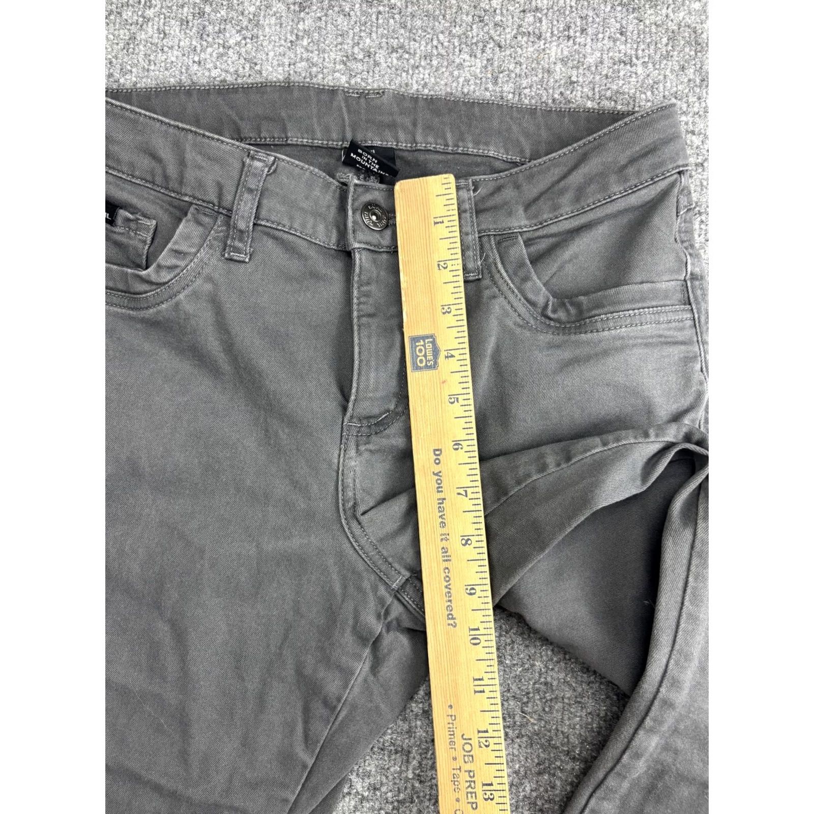 Vintage KÜHL Jeans Womens 8 Gray Straight Adjustable Waist Denim Casual Outdoor Shirt Pants? Size 30" / US 8 / IT 44 - 4 Thumbnail