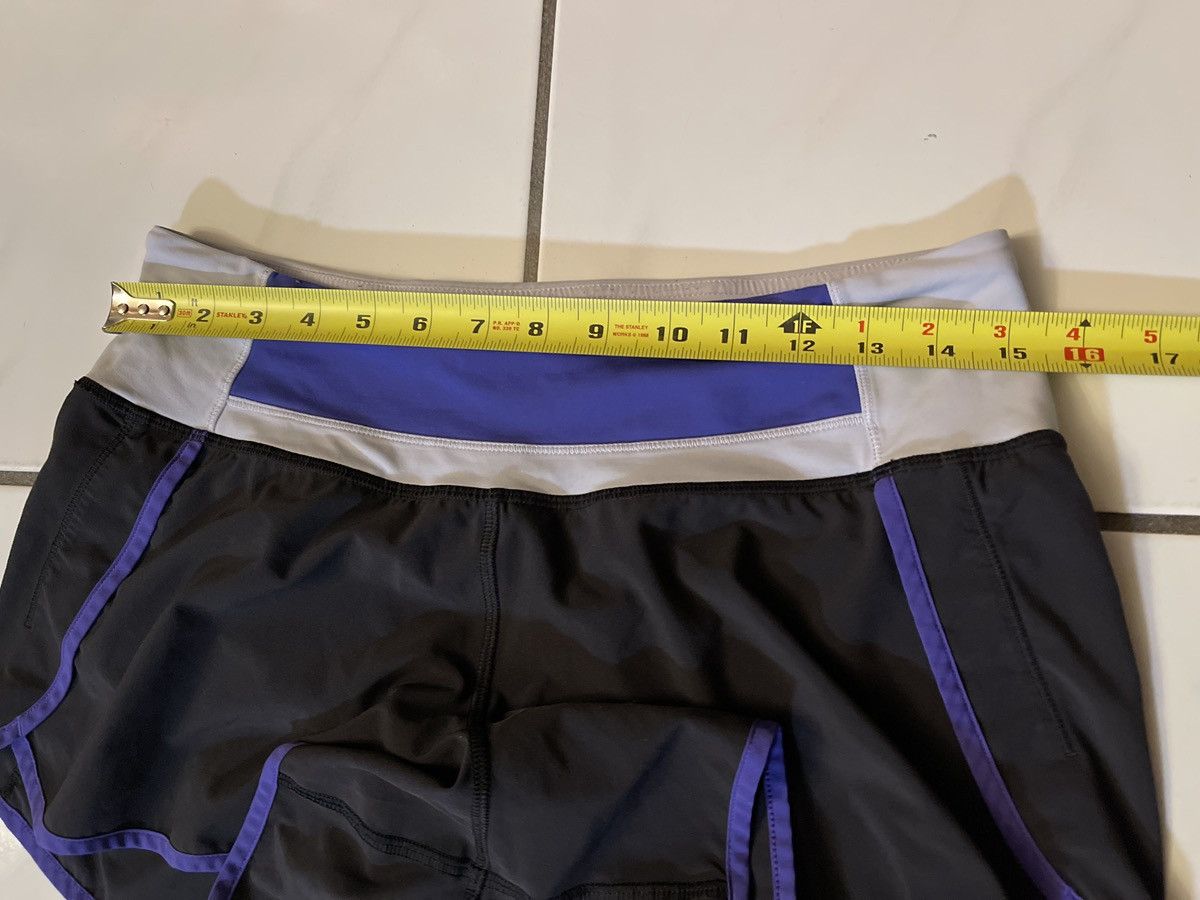 Lululemon Lululemon Run Times Lined 4 Way Stretch Running Shorts Black Size 28" / US 6 / IT 42 - 4 Thumbnail