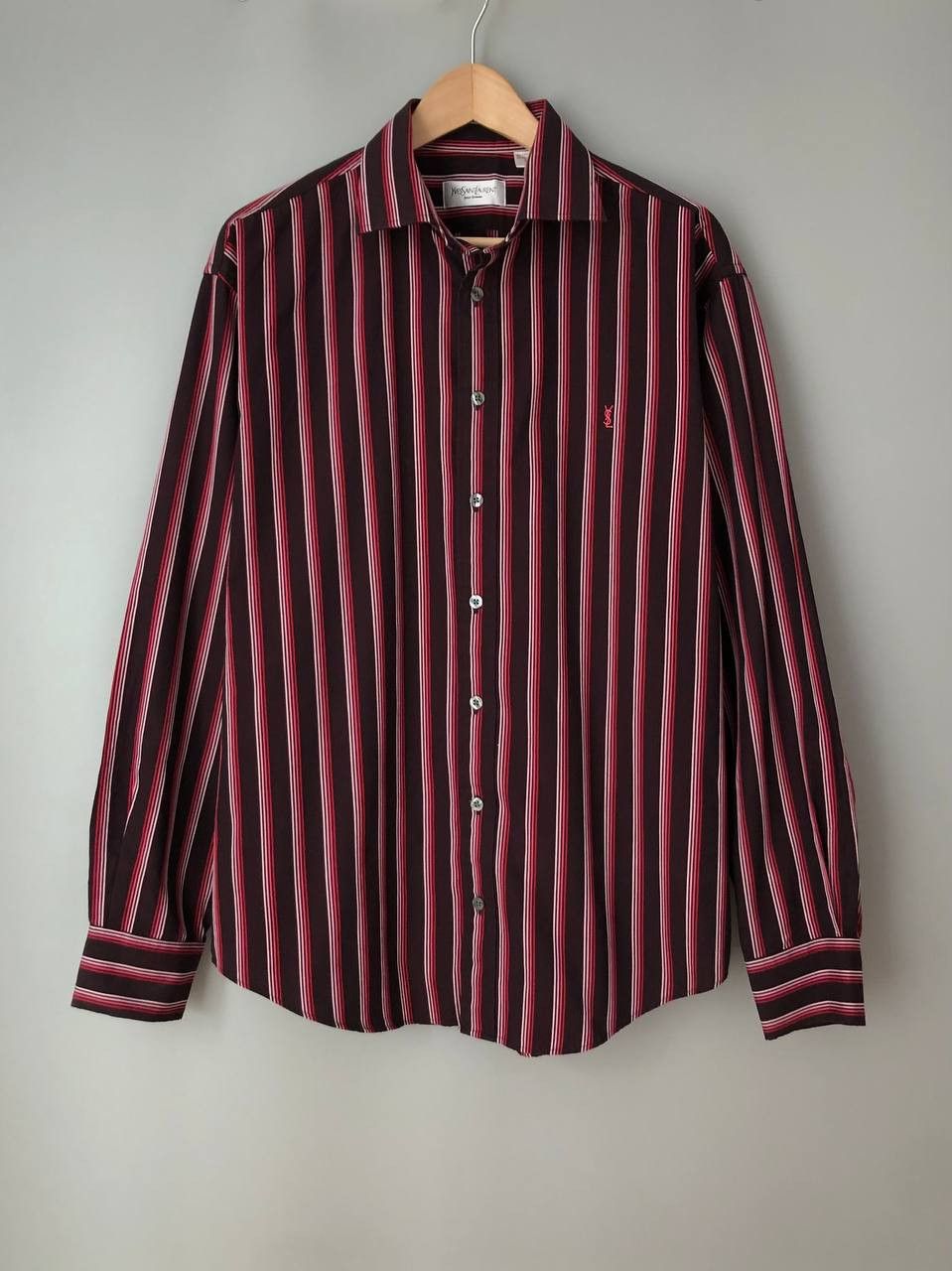 Vintage × Yves Saint Laurent Vintage shirt Yves Saint laurent Size US L / EU 52-54 / 3 - 2 Thumbnail