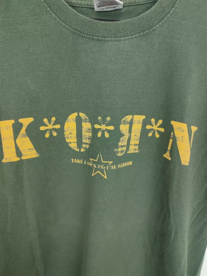 Vintage Vintage 2003-2004 Korn Band Tee Take a look in the mirror Size US L / EU 52-54 / 3 - 7 Thumbnail