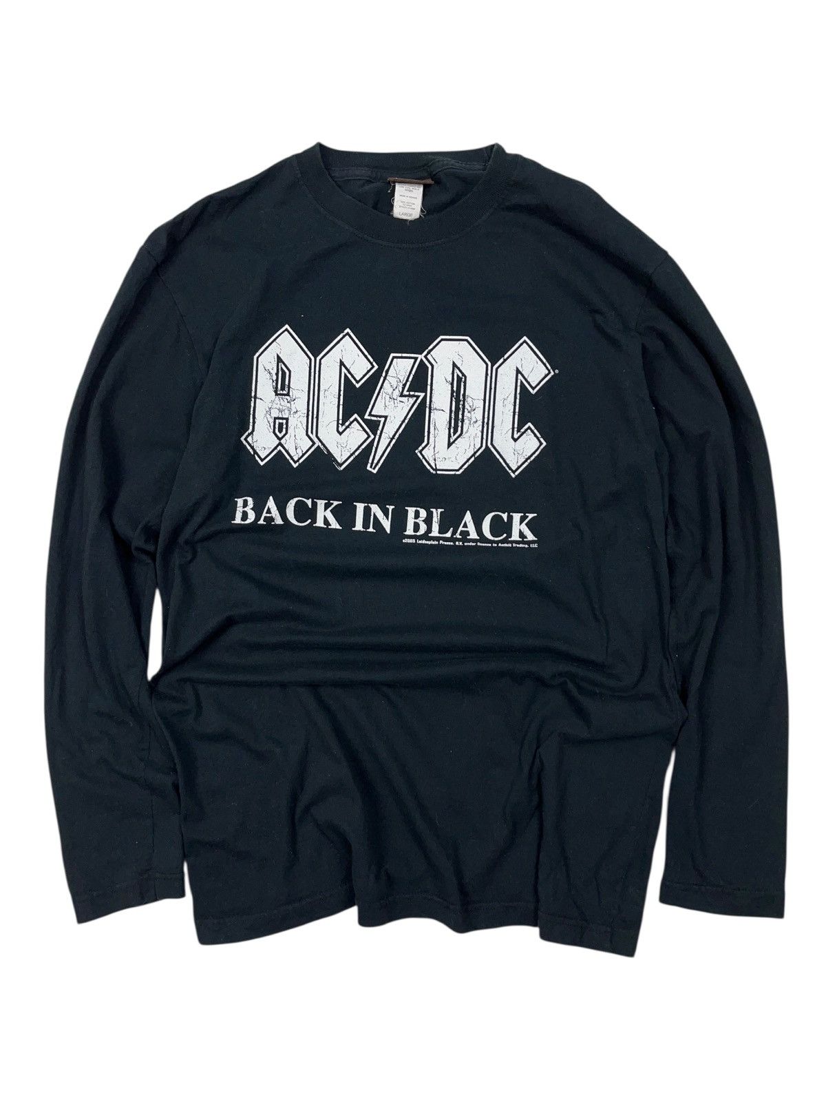 Band Tees Vintage AC/DC 2005 Back in Black Rock Band Long Sleeve Shirt Size US L / EU 52-54 / 3 - 1 Thumbnail