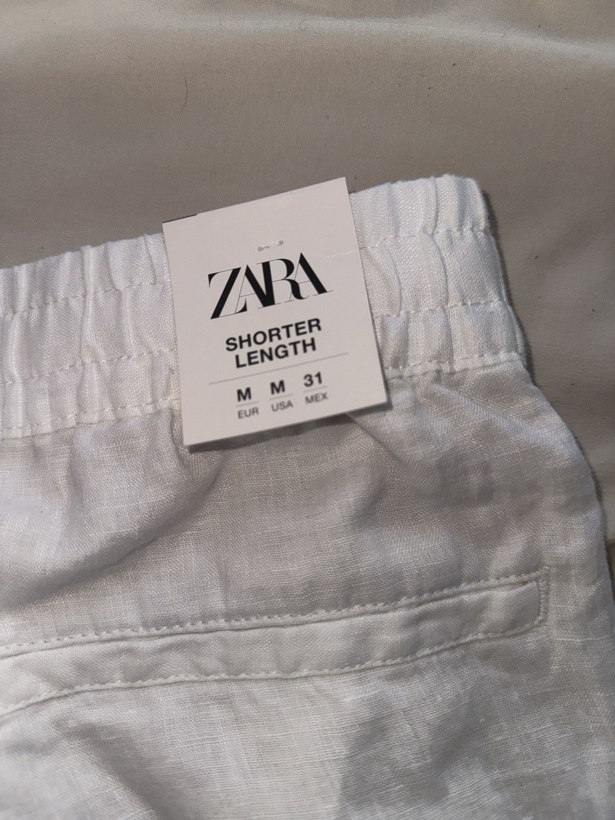 Zara White linen pants Size US 31 - 5 Thumbnail