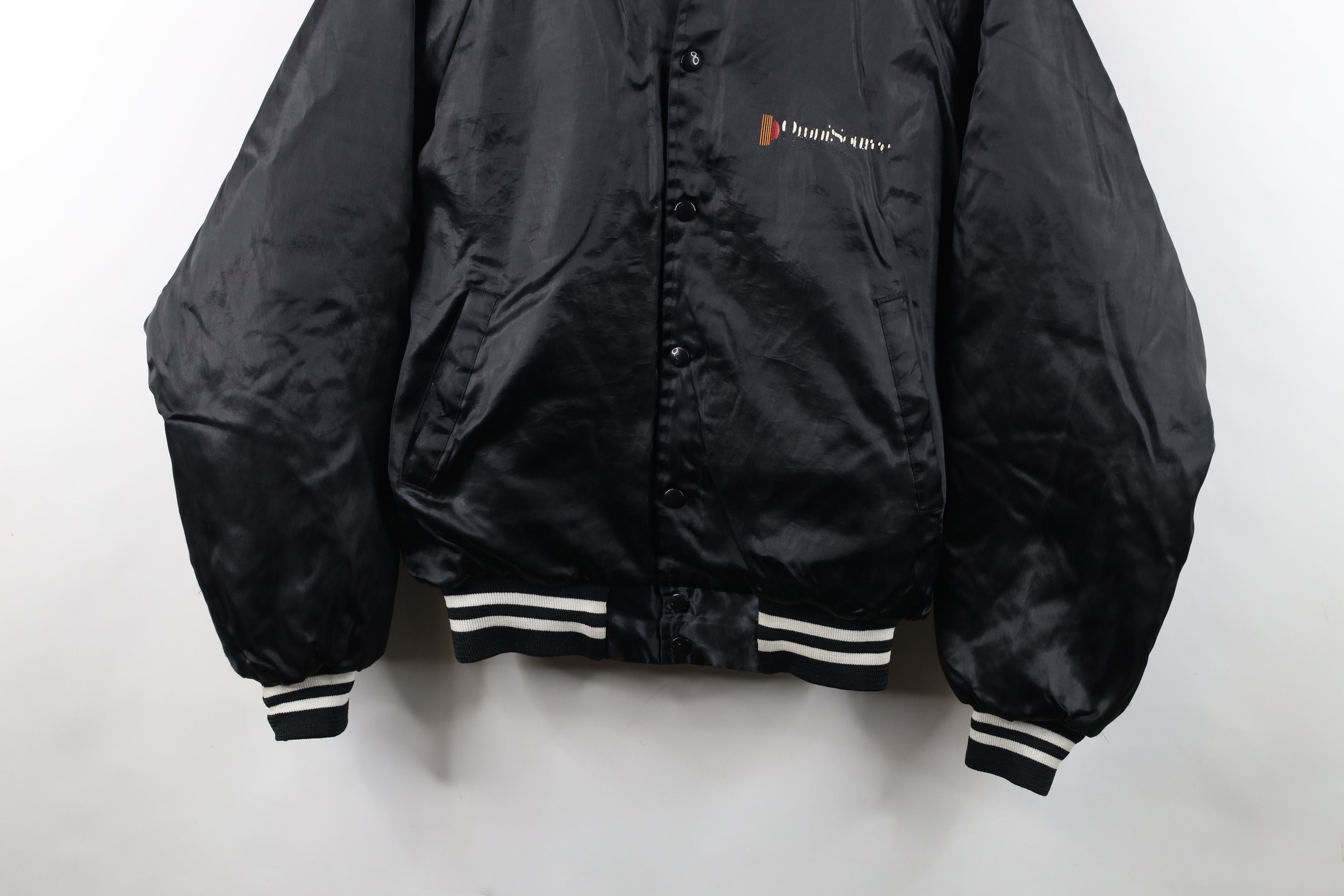 Vintage Vintage 80s 90s Omni Source Quilted Satin Bomber Jacket USA Size US M / EU 48-50 / 2 - 3 Thumbnail