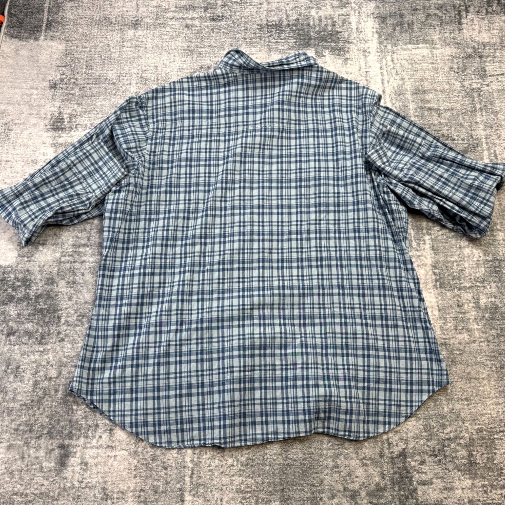 Polo Ralph Lauren VINTAGE Polo Ralph Lauren Shirt Mens 2XL Western Pearl Snap Blue Plaid Size US XXL / EU 58 / 5 - 6 Thumbnail
