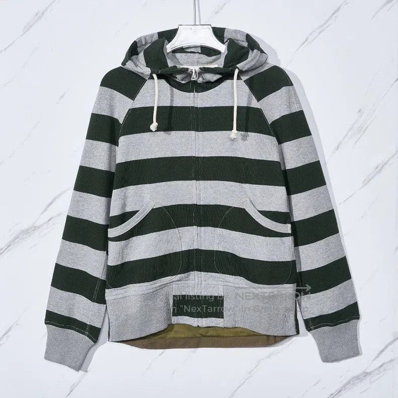Junya Watanabe Denim Paneled Sweatshirt.