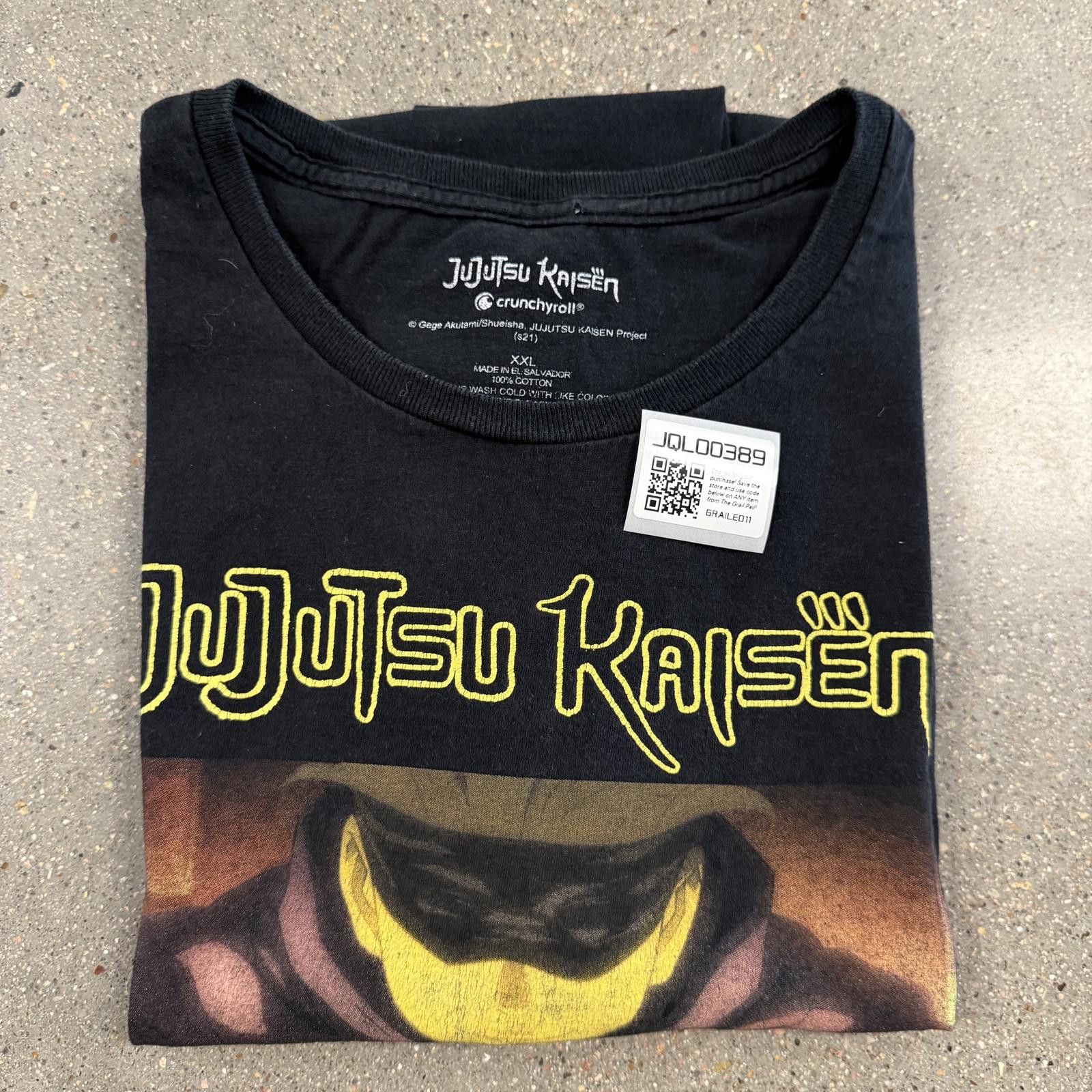 Designer Jujutsu Kaisen Crunchyroll T-Shirt Anime - 2XL Size US XXL / EU 58 / 5 - 7 Thumbnail