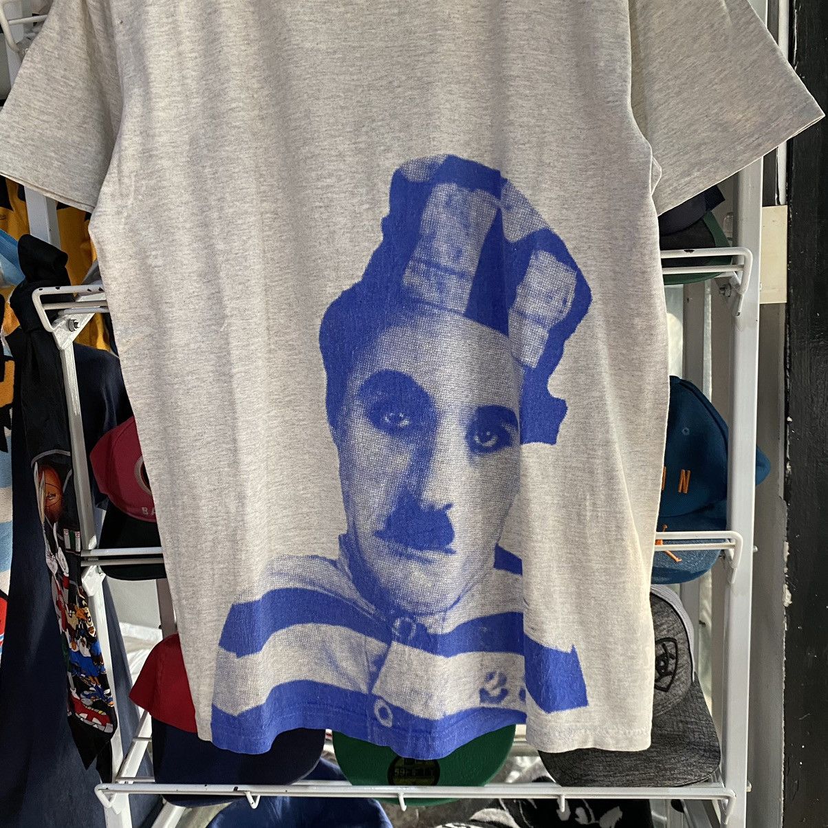 Supreme 2003 Supreme Charlie Chaplin Tee Grey M Size US M / EU 48-50 / 2 - 4 Thumbnail