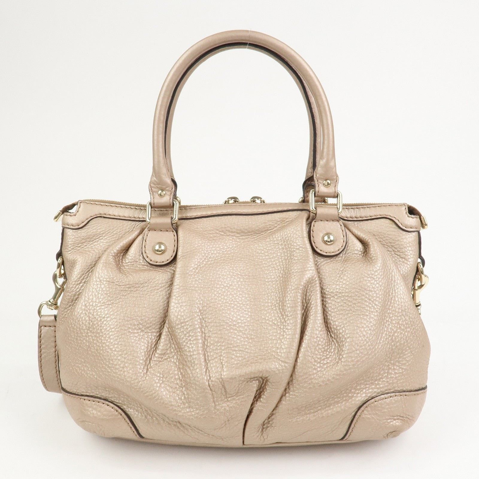 Gucci Gucci Sukey Interlocking G Leather Shoulder Bag Tan Size ONE SIZE - 2 Thumbnail