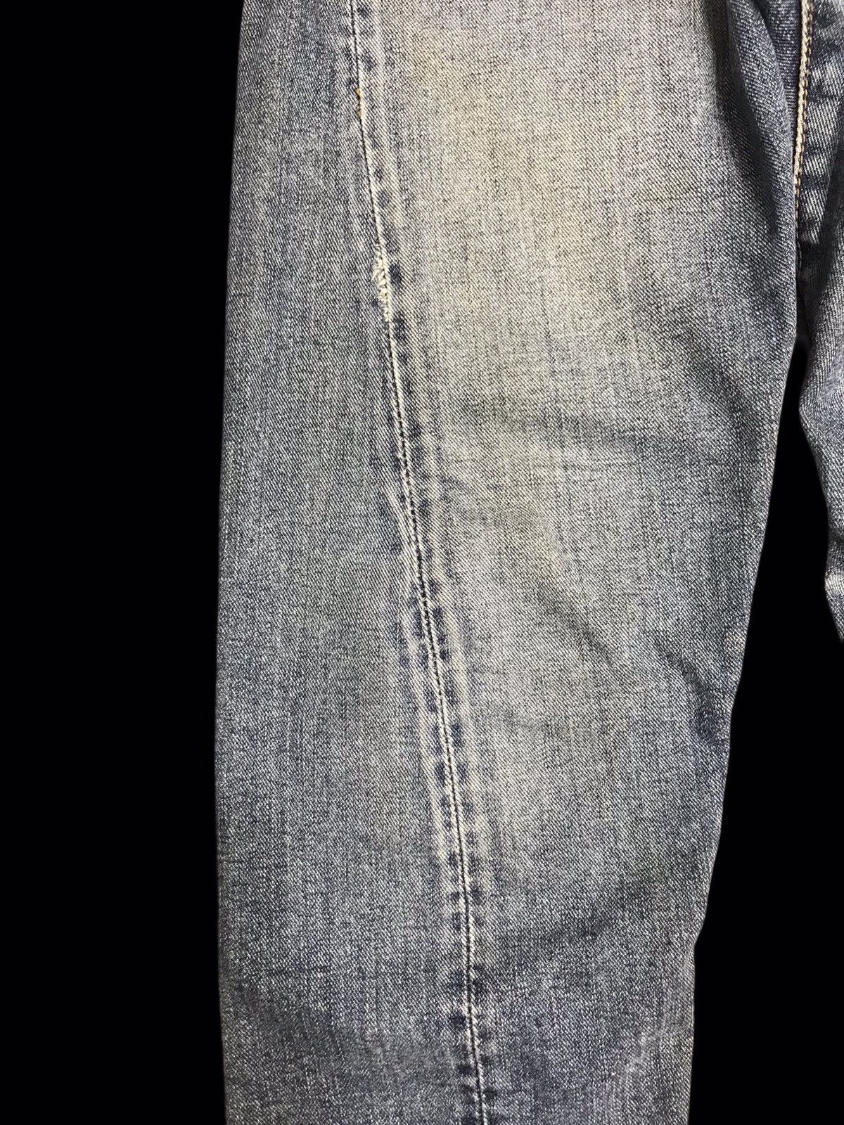 Japanese Brand 💥TWISTED LEG💥DOUBLE NAME PIRATE EMBROIDERY TWIST DENIM F410 Size US 31 - 21 Thumbnail