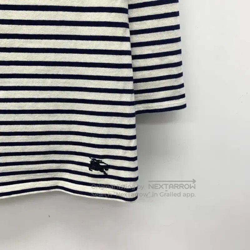 Burberry Burberry Striped Cotton T-Shirt for Women. Size M / US 6-8 / IT 42-44 - 4 Thumbnail