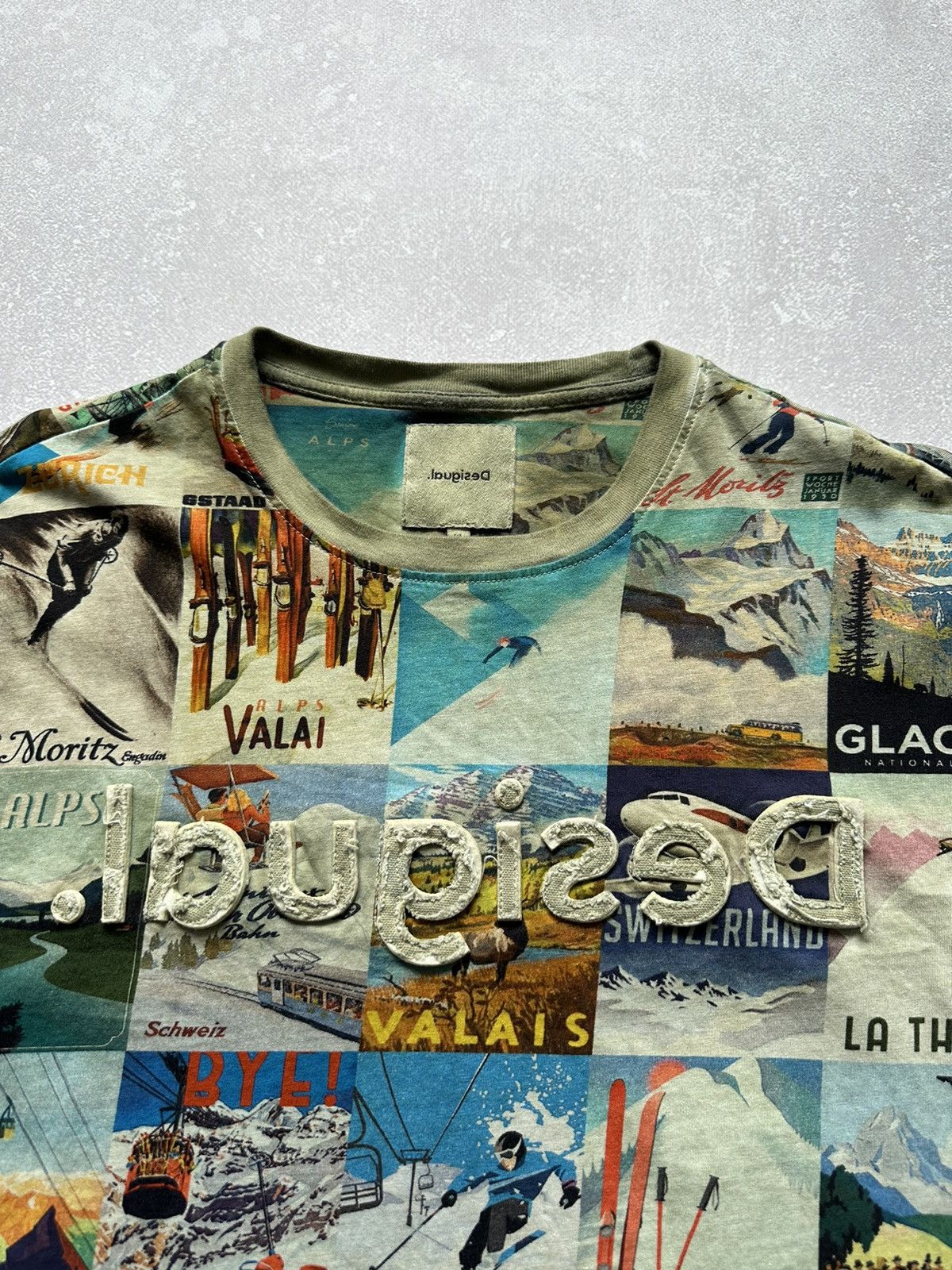 Desigual desigual t-shirt men medium crazy multicolor Size US M / EU 48-50 / 2 - 4 Thumbnail