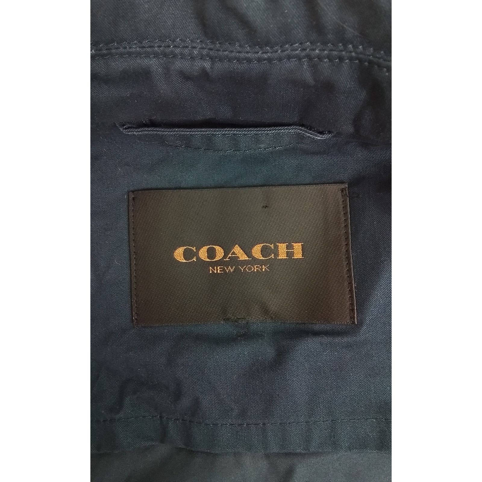 Coach Coach Trench Jacket Women's M Blue/Red #J3065 Size M / US 6-8 / IT 42-44 - 8 Thumbnail