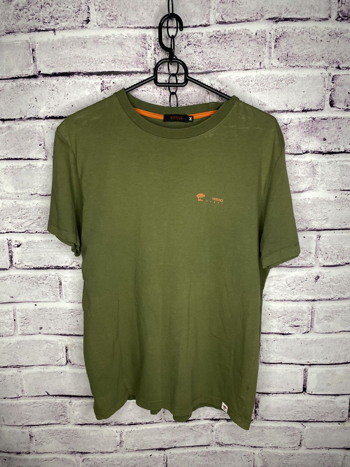 Versace × Vintage Men's small logo Versace sport T-Shirt luxury STREETWEAR Size US M / EU 48-50 / 2 - 1 Thumbnail