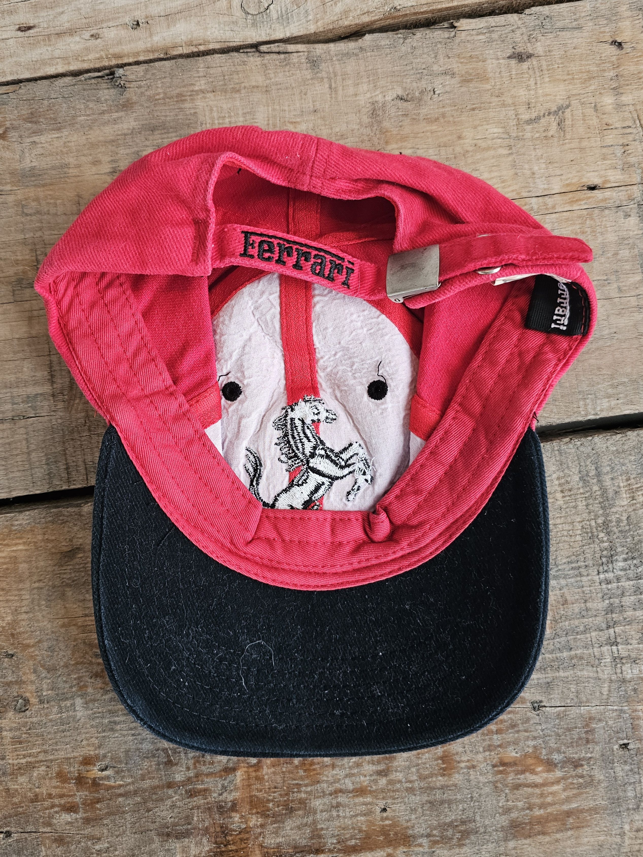 Ferrari Ferrari Big Logo 90's Red Hat Size ONE SIZE - 4 Thumbnail