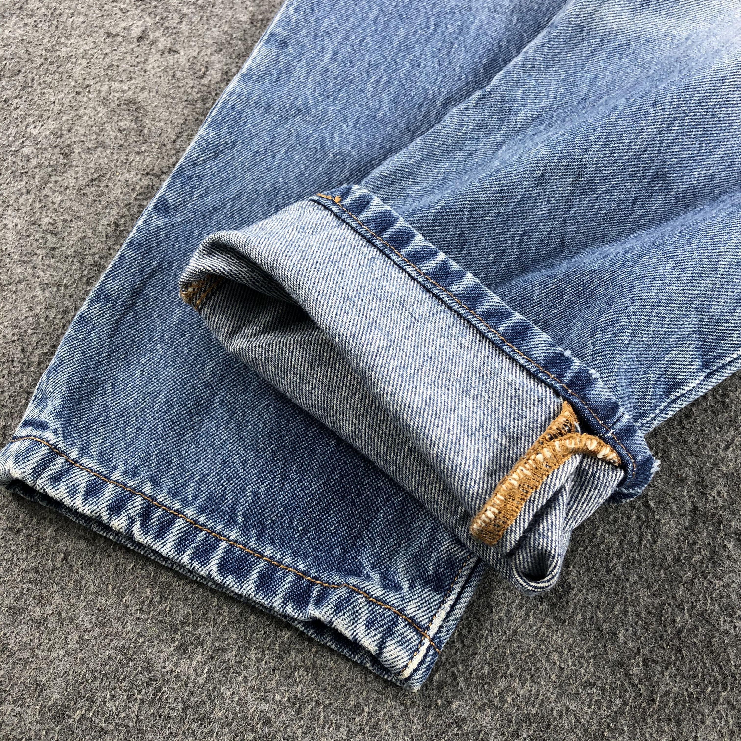 Levi's Vintage Blue Wash Levis 501 Jeans-J2064 Size US 34 / EU 50 - 6 Thumbnail