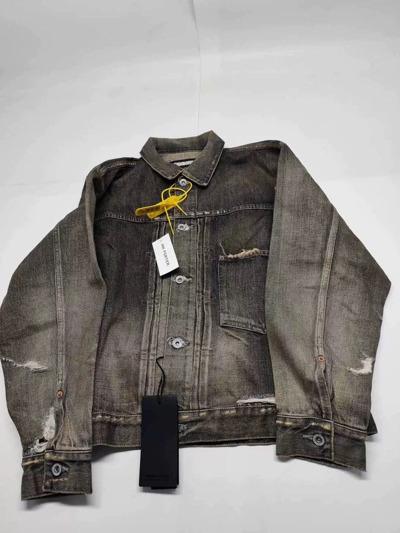 Neighborhood NEIGHBORHOOD SAVAGE DENIM TYPE-1 Jacket Size US M / EU 48-50 / 2 - 1 Thumbnail