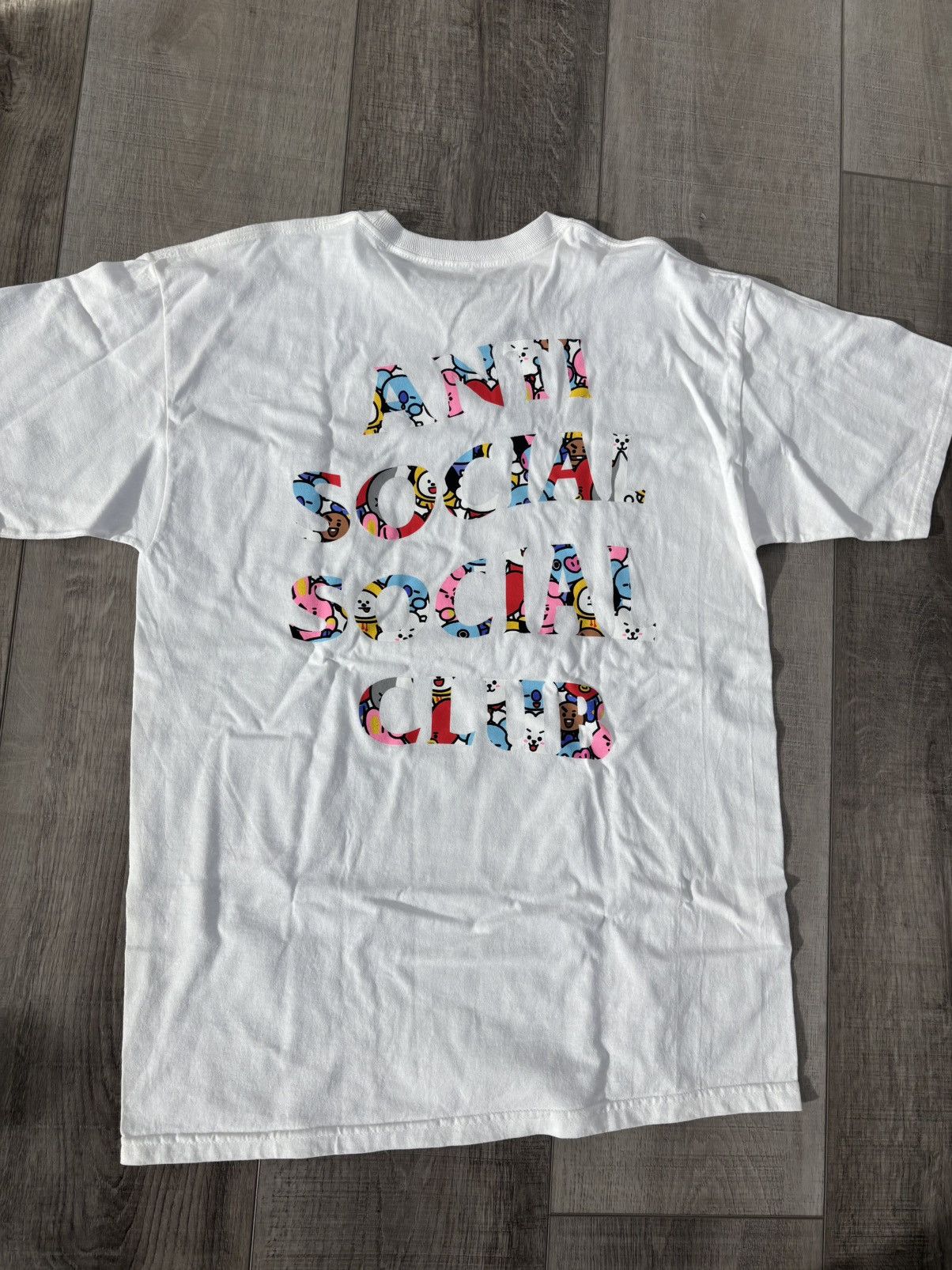 Anti Social Social Club Anti Social Social Club x BTS BT21 Line Blended Tee Large Size US L / EU 52-54 / 3 - 2 Thumbnail