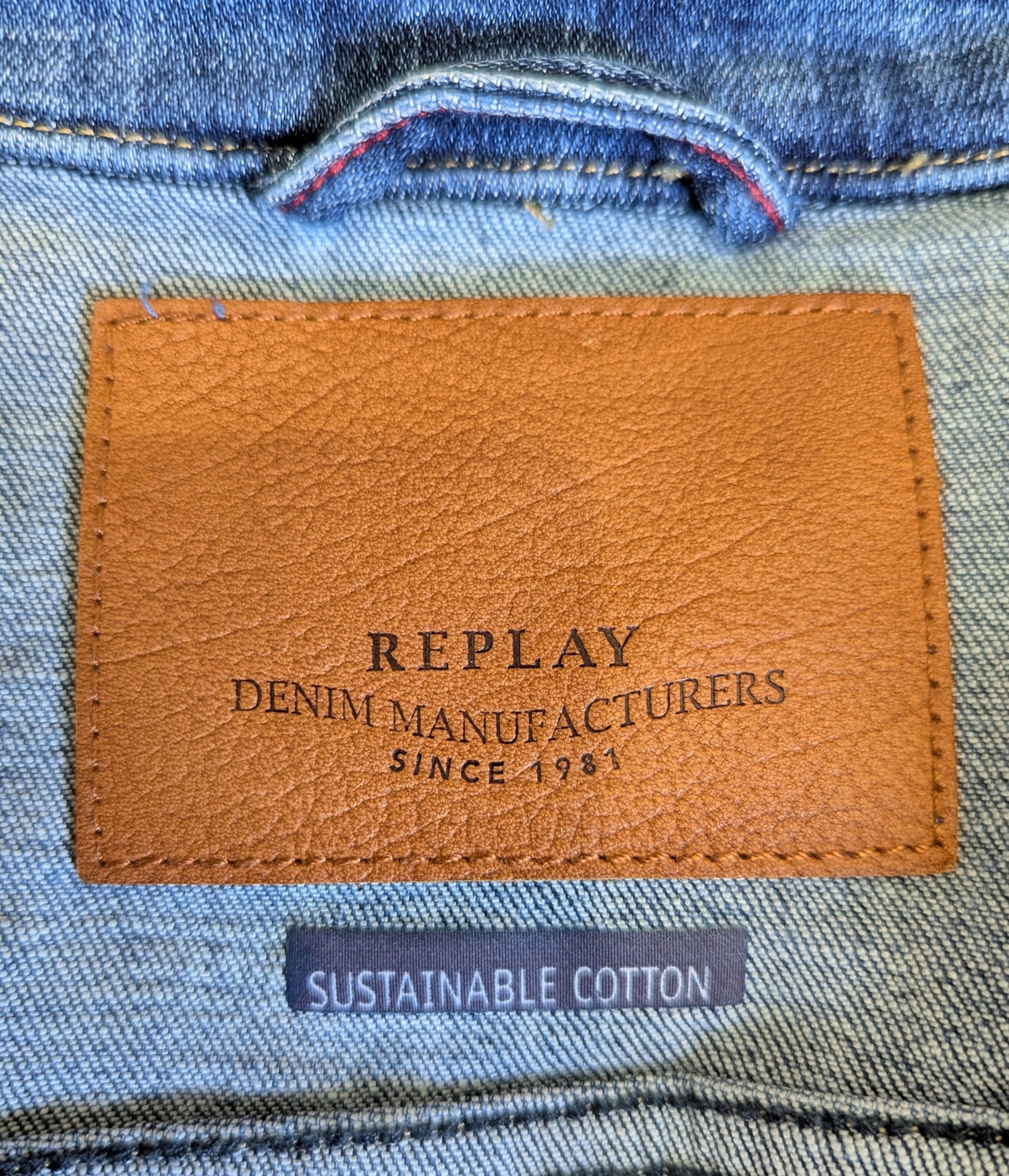 Replay REPLAY Type III Slim Fit Denim Trucker Jacket Size US M / EU 48-50 / 2 - 6 Thumbnail