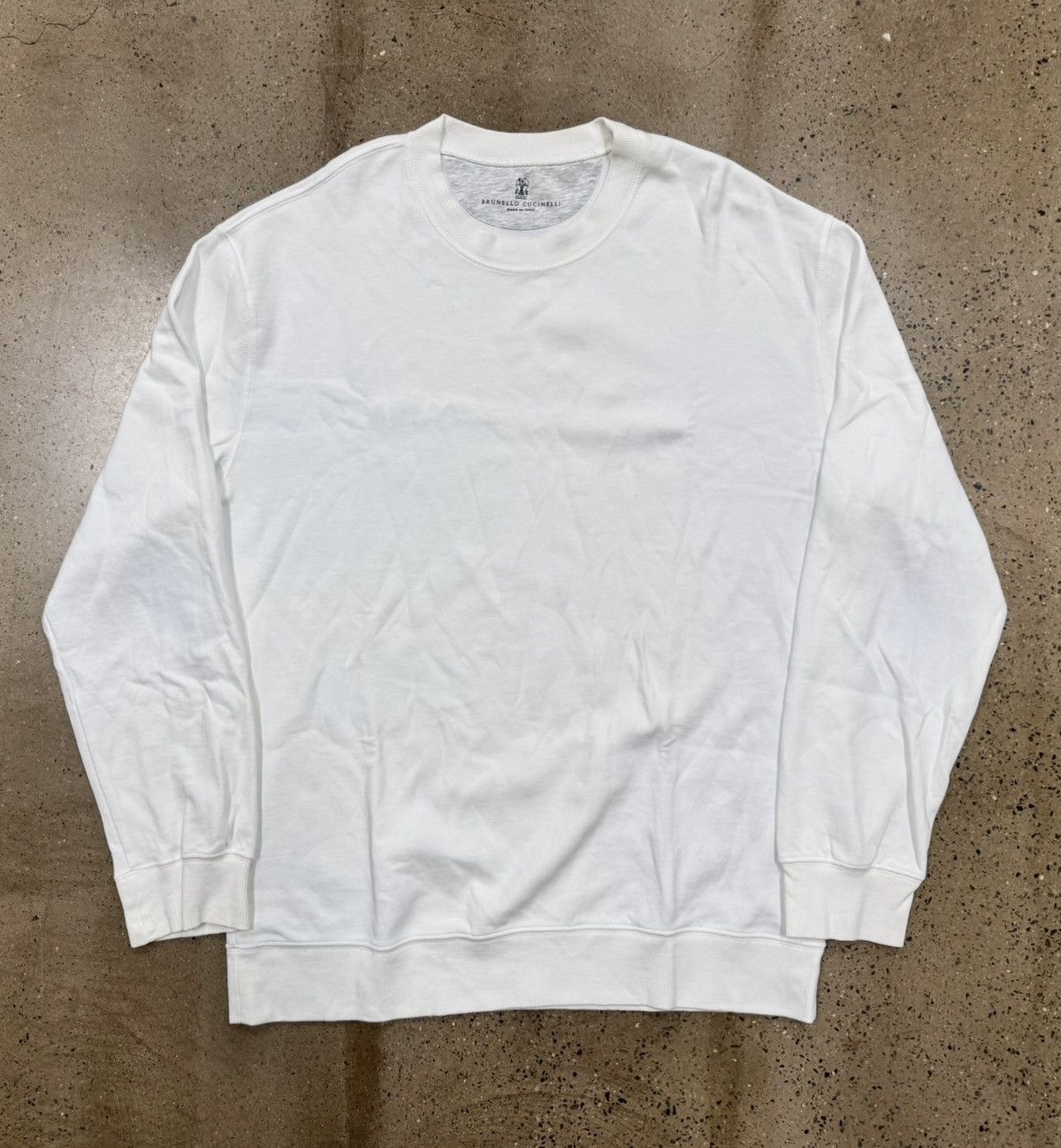 Brunello Cucinelli Brunello Cucinelli bc Long Sleeve Tee Shirt Size US L / EU 52-54 / 3 - 1 Thumbnail