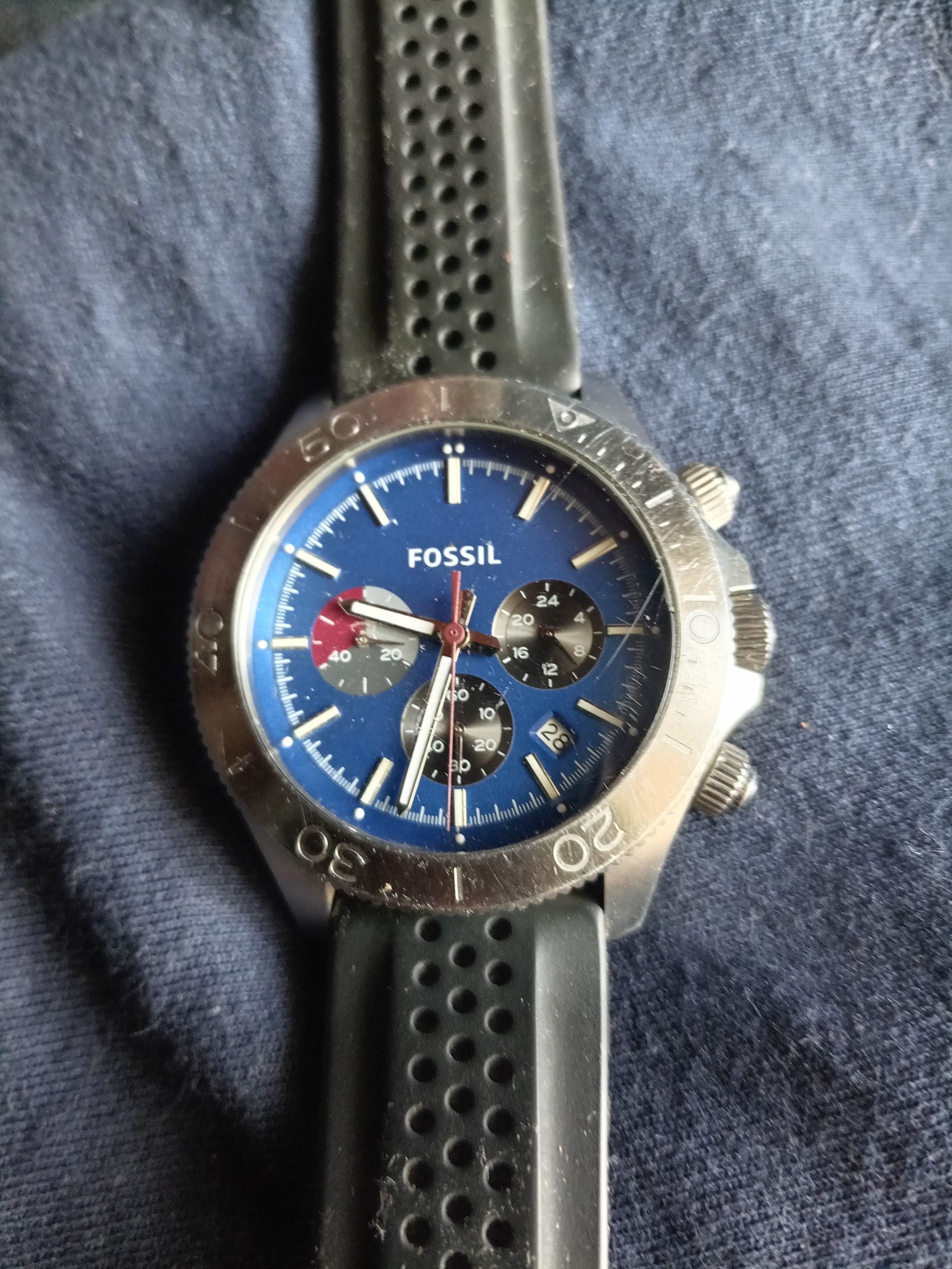 Fossil Men’s Fossil Chronograph Watch Size ONE SIZE - 1 Thumbnail