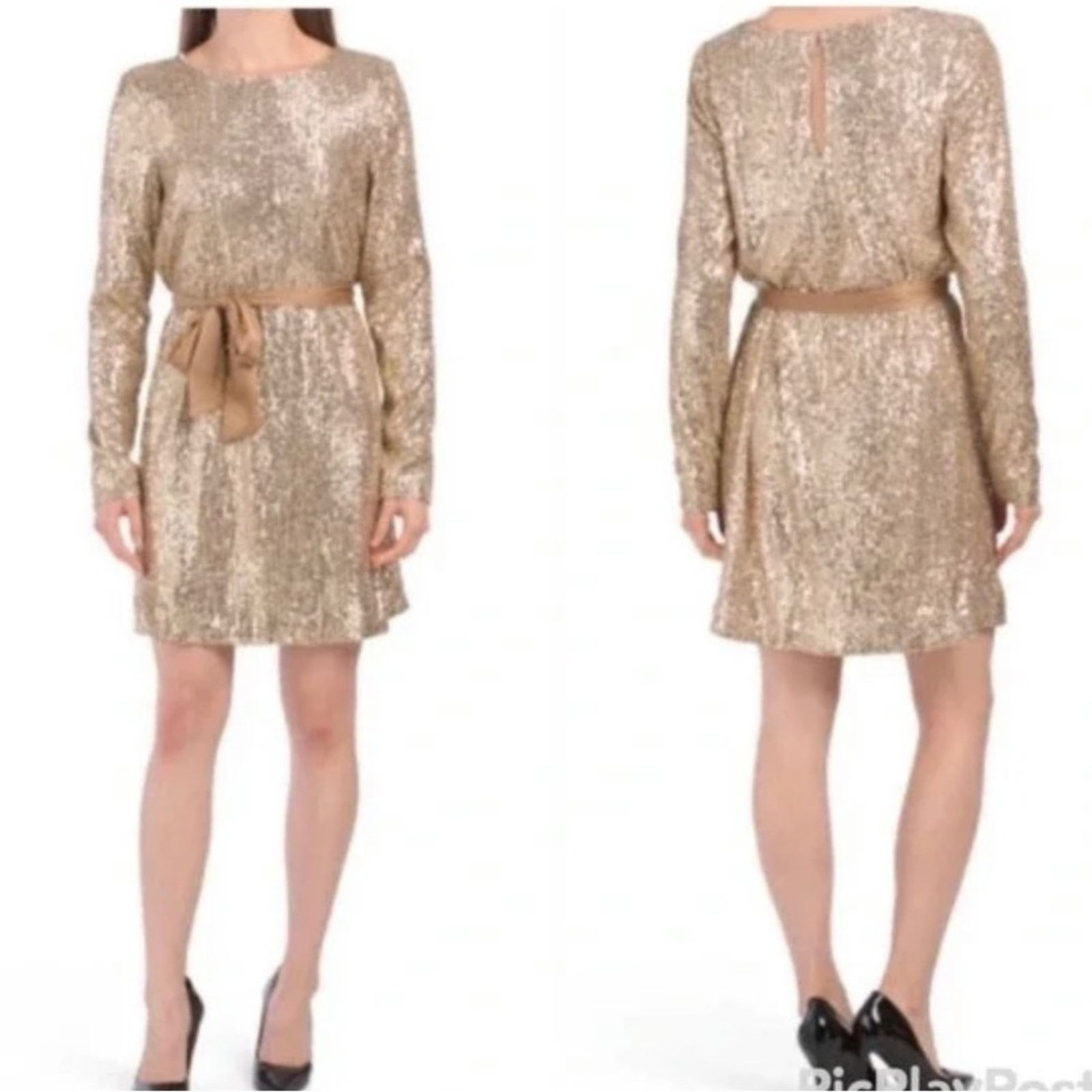 Ramy Brook Ramy brook gold sequin dress gorgeous!! Size M / US 6-8 / IT 42-44 - 2 Thumbnail